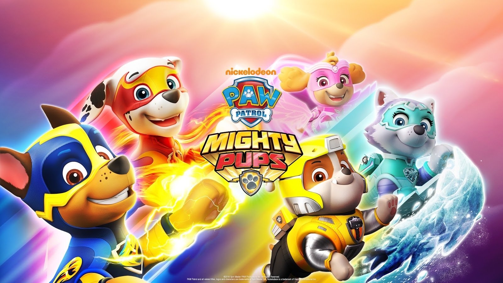 PAW Patrol: Mighty Pups Charged Up Background