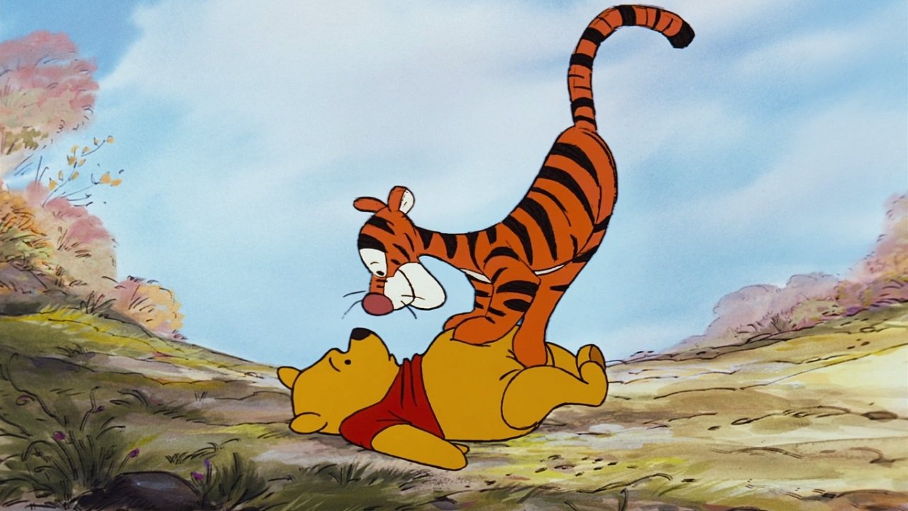 Winnie the Pooh and Tigger Too Background