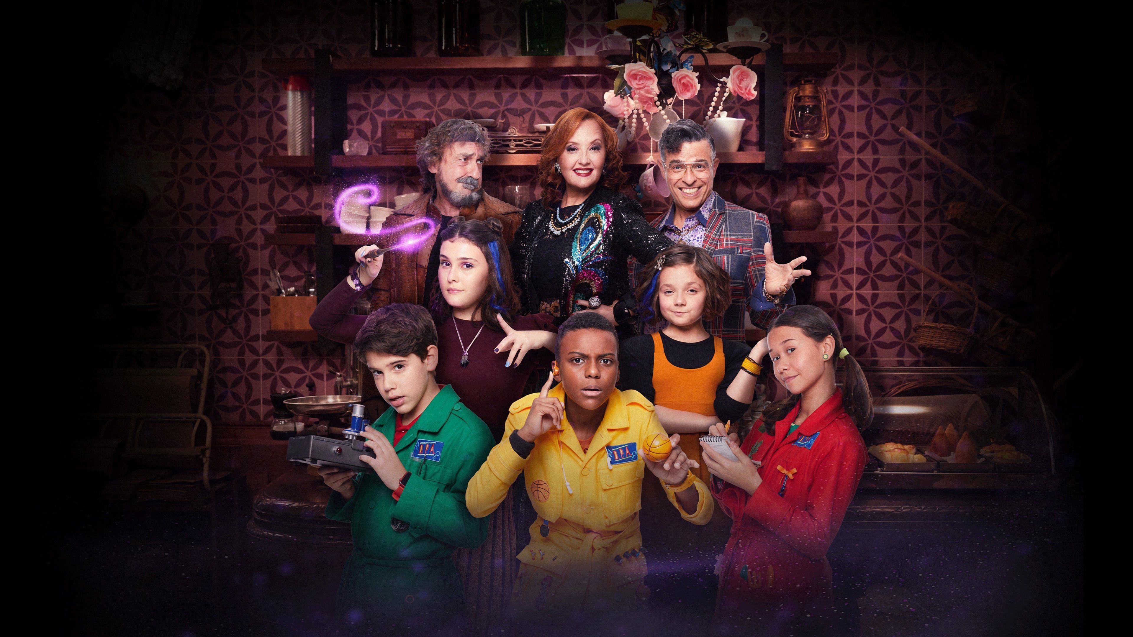 Blue Building Detectives Background