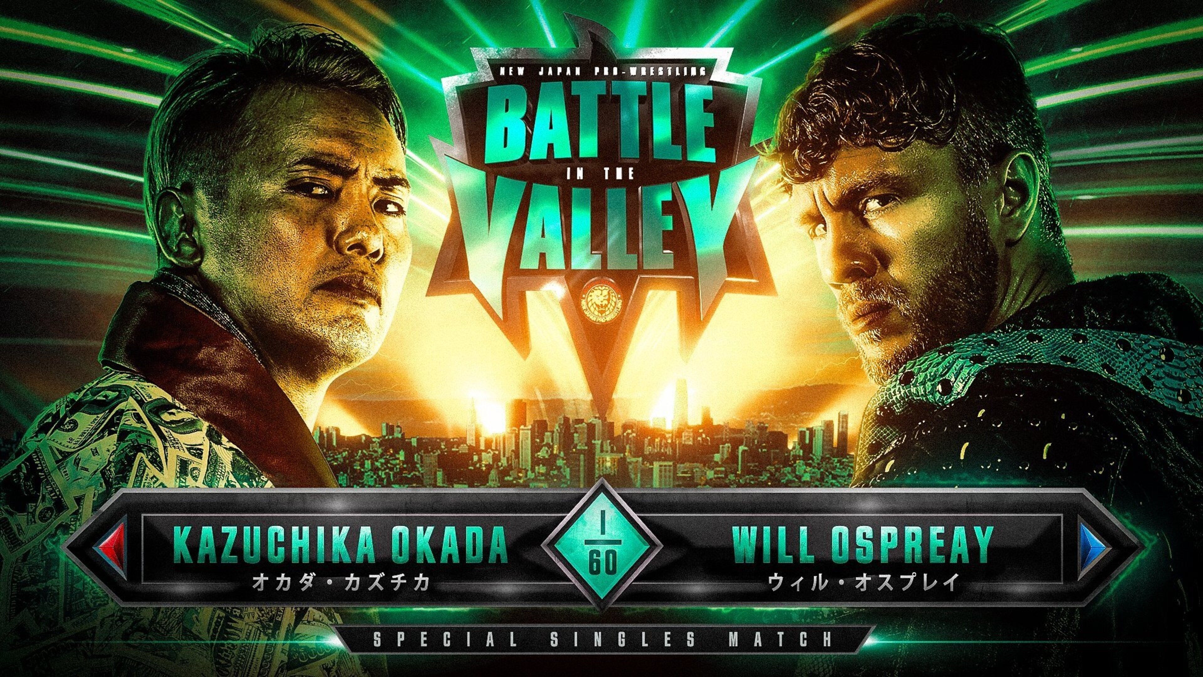 NJPW Battle in the Valley Background