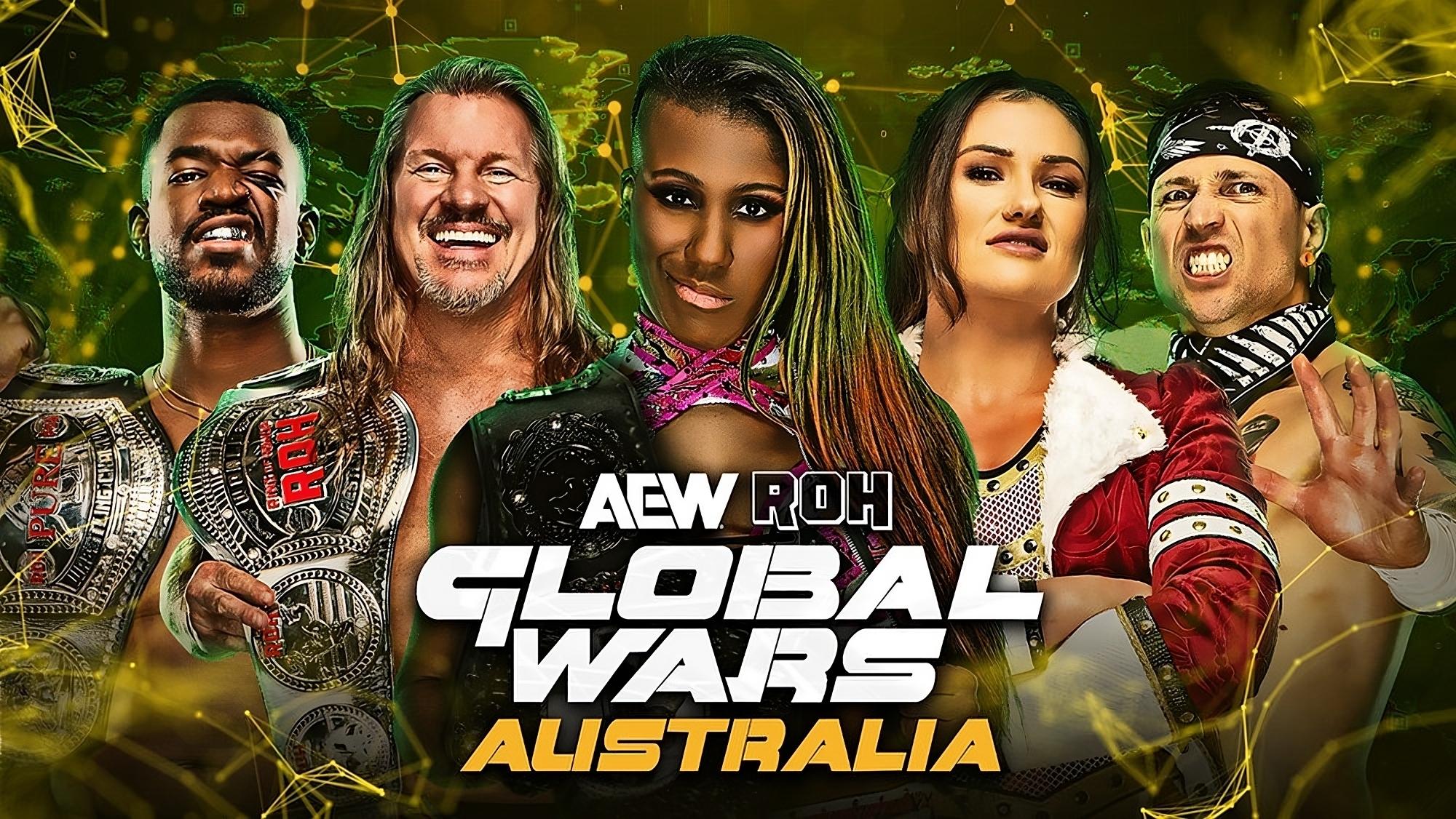 AEW ROH Global Wars Australia Background