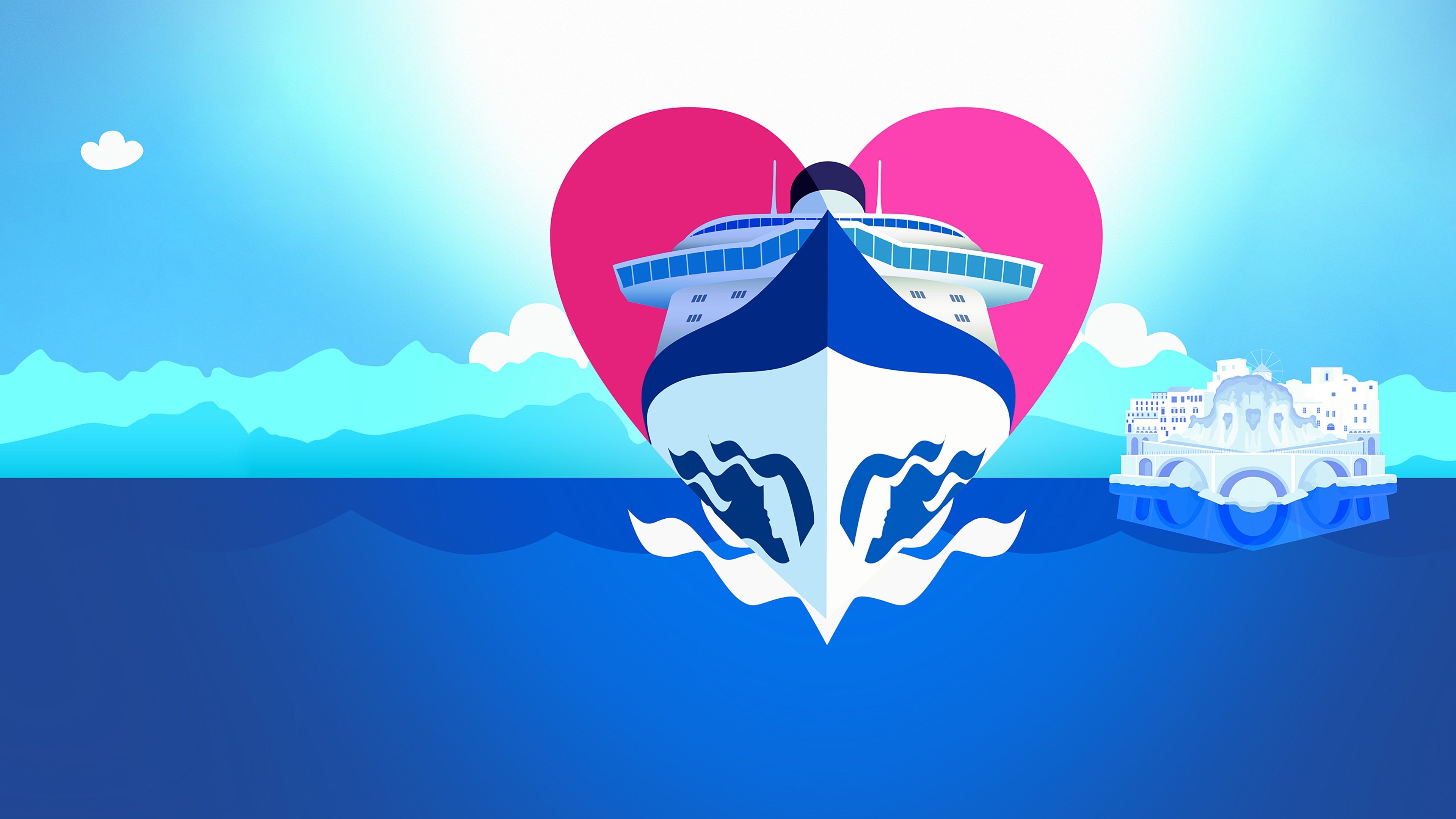 The Real Love Boat Background