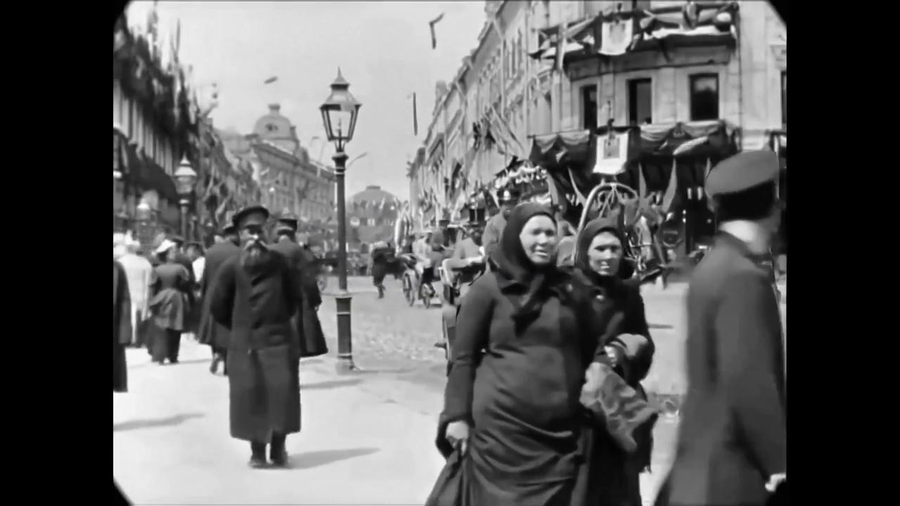 Moscow, Tverskaia Street Background
