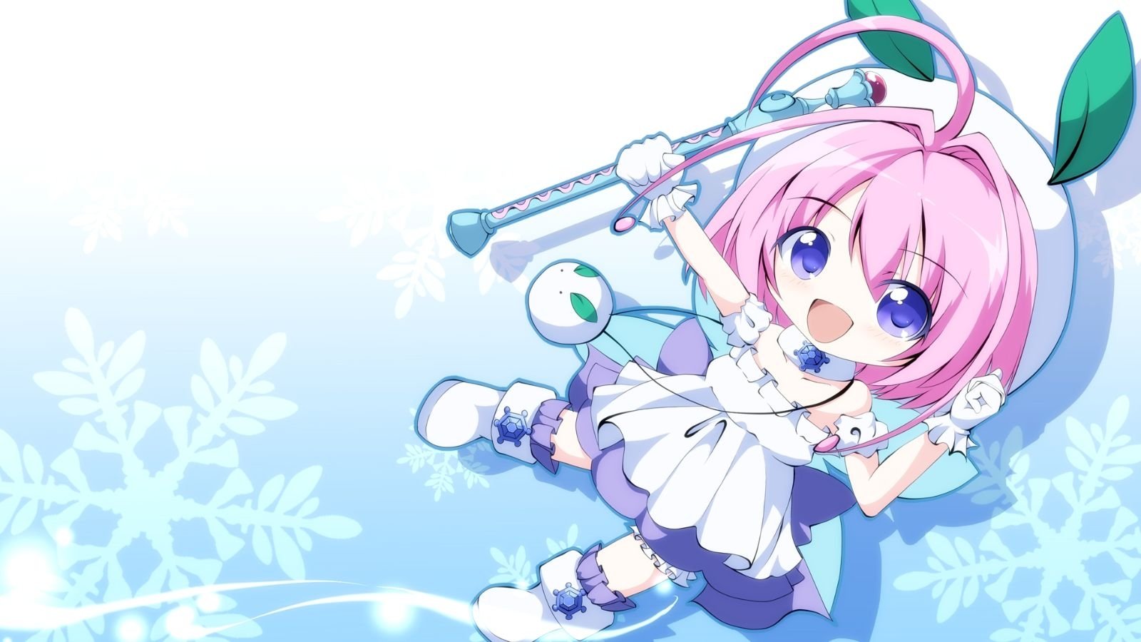 A Little Snow Fairy Sugar Background