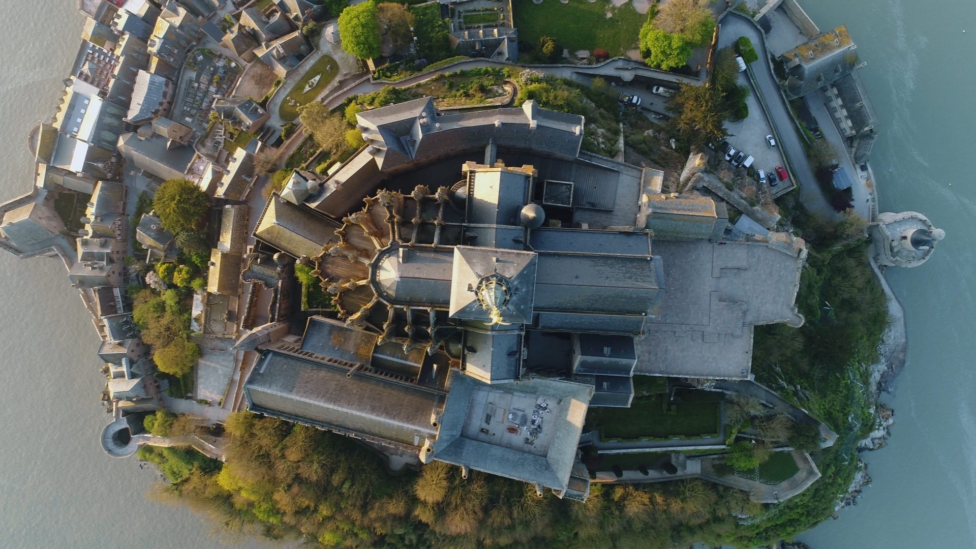 Mont Saint-Michel: The Enigmatic Labyrinth Background
