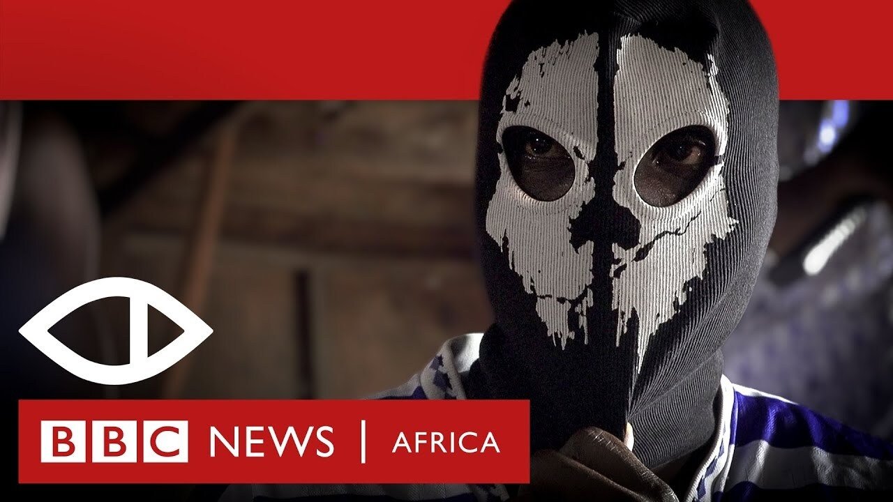 Africa Eye: Black Axe Background