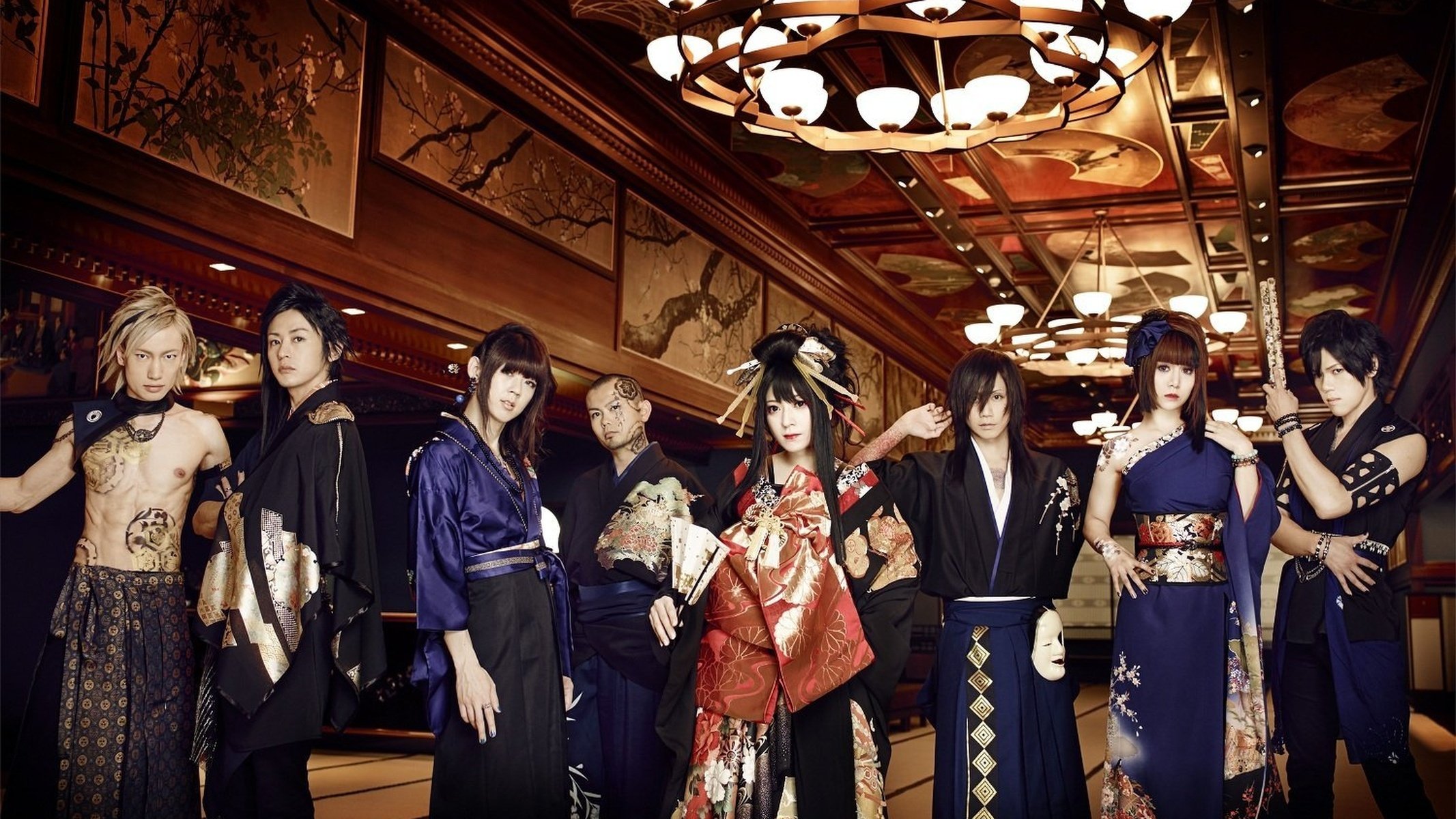 Wagakki Band Dai Shinnenkai 2016 Nippon Budokan - Akatsuki no Utage - Background