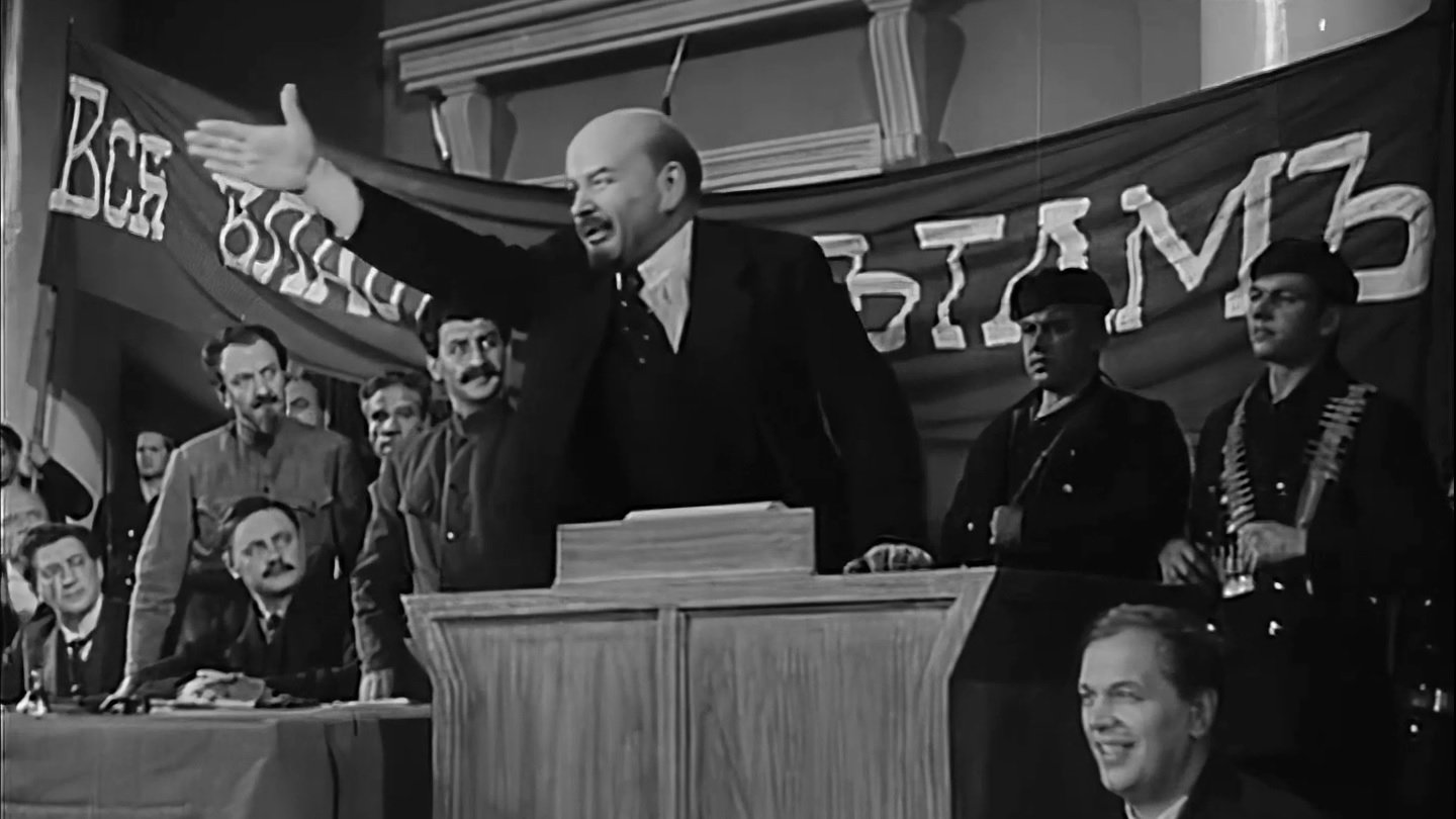 Lenin in October Background