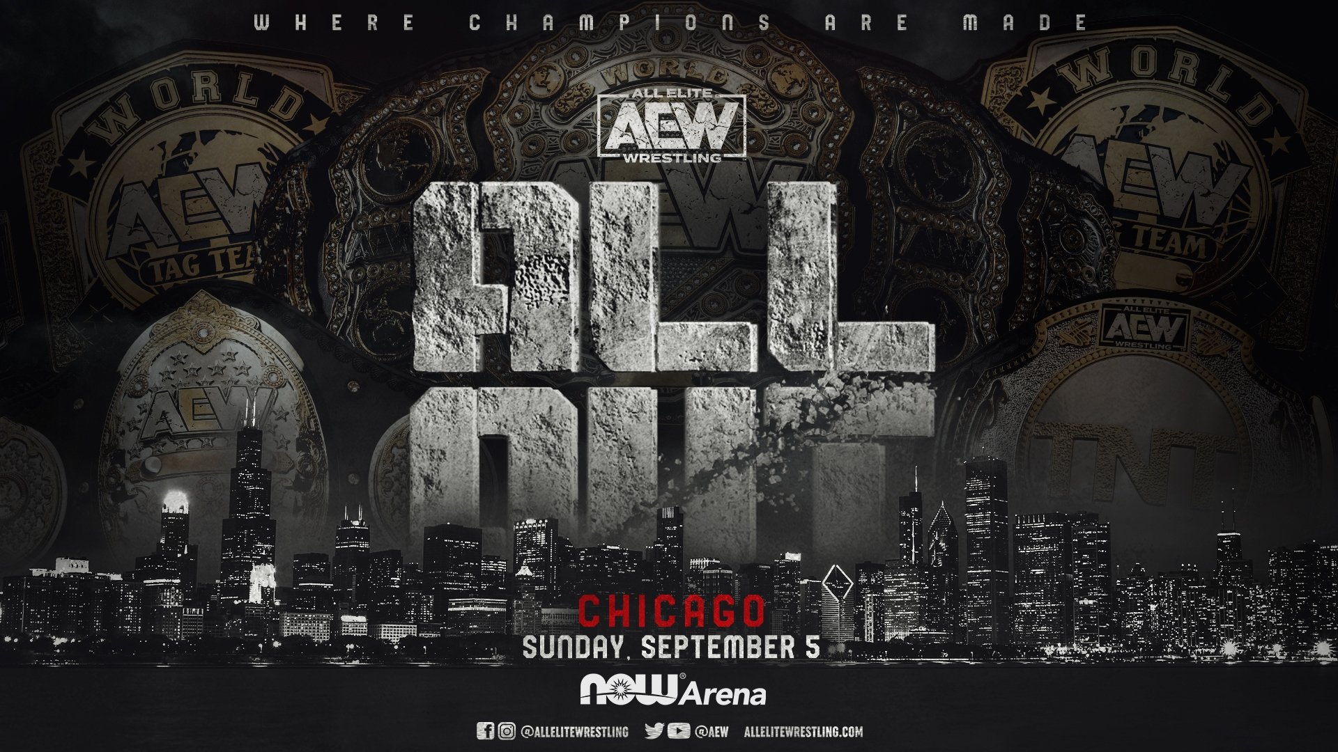 AEW All Out Background