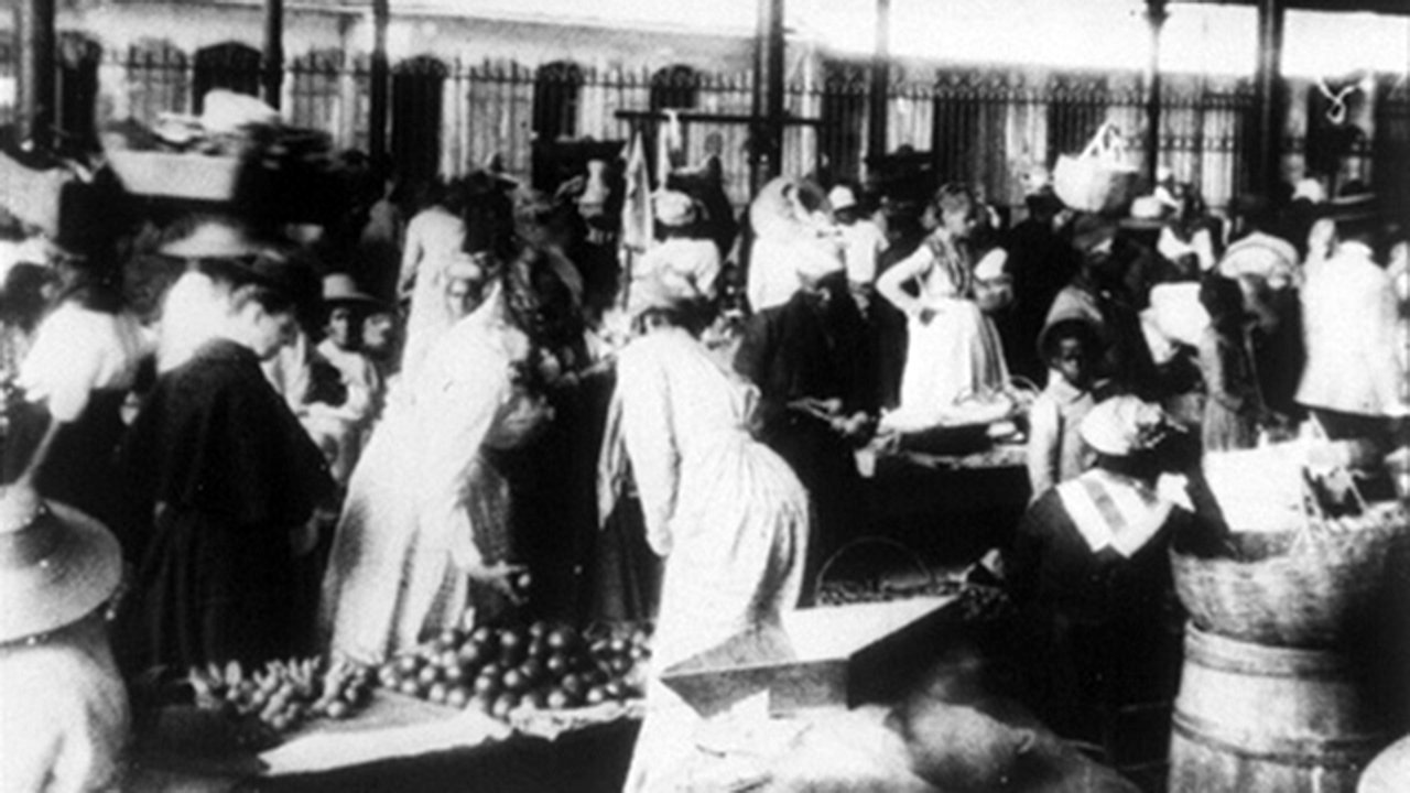 Fort-de-France : marché Background