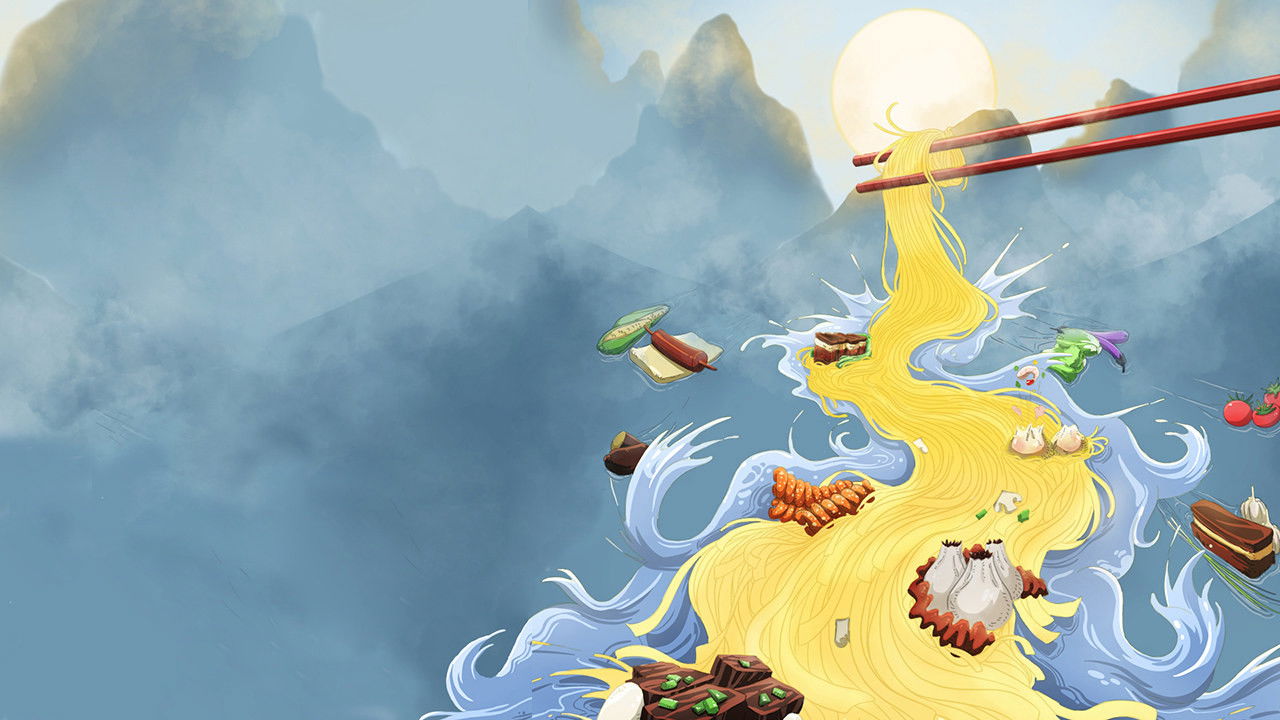 Breakfast in China Background