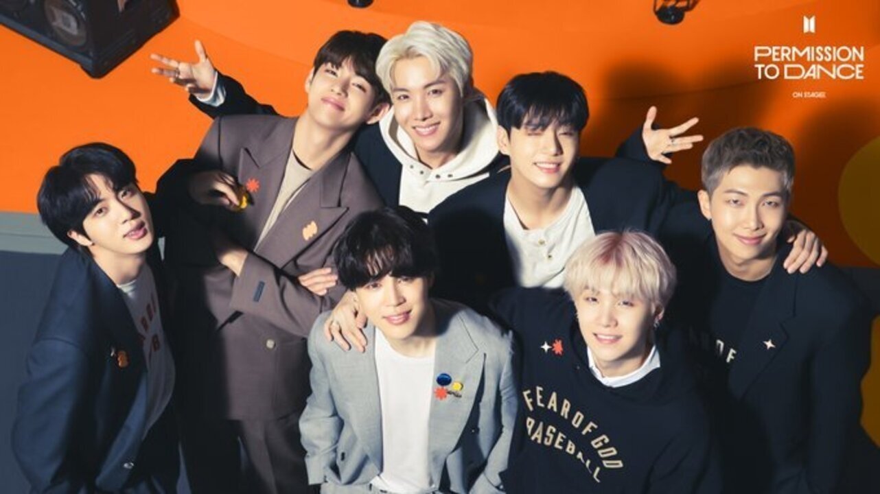 BTS Permission to Dance On Stage Background