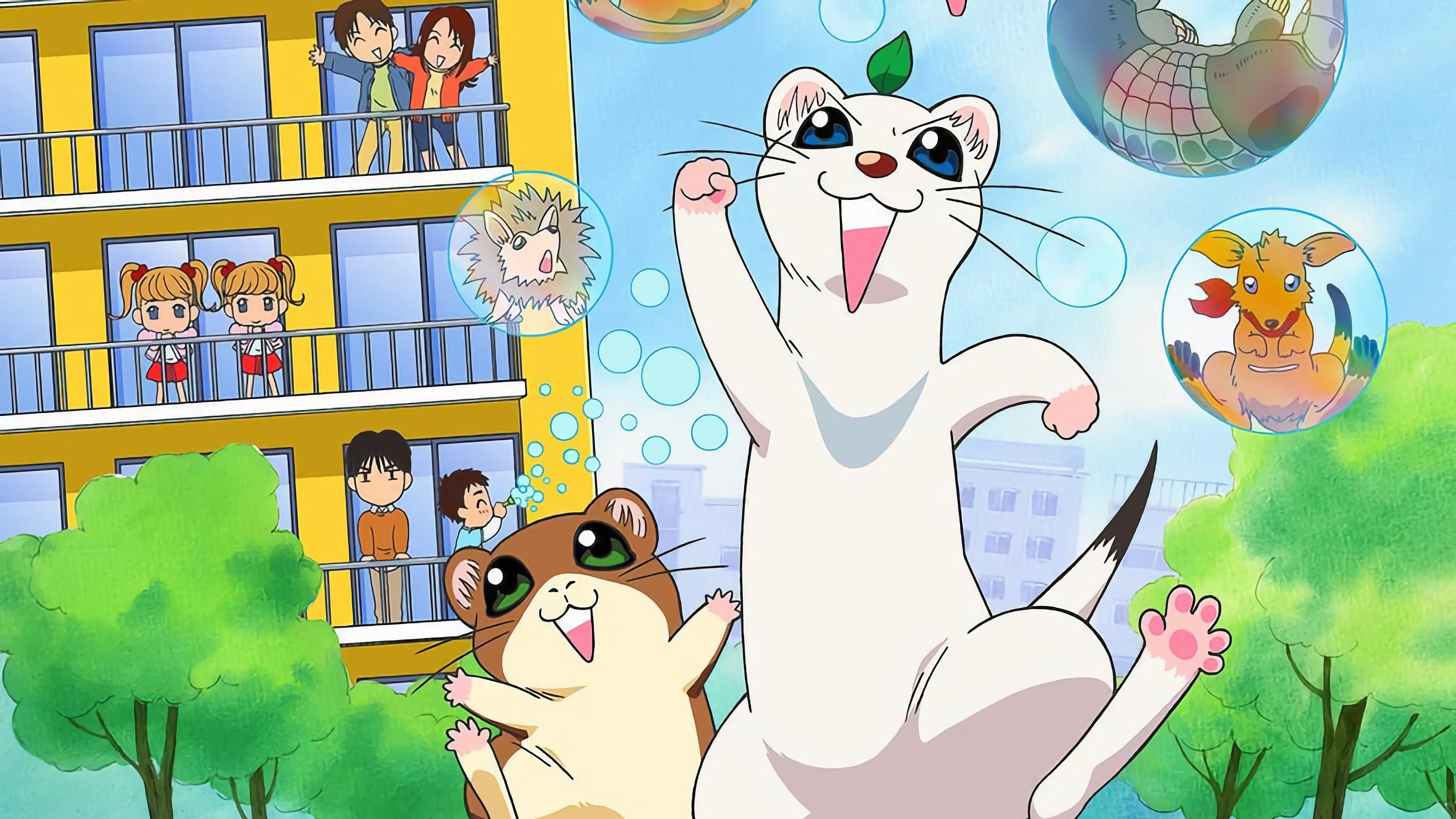 Shiawase Apartment's Okojo-san Background
