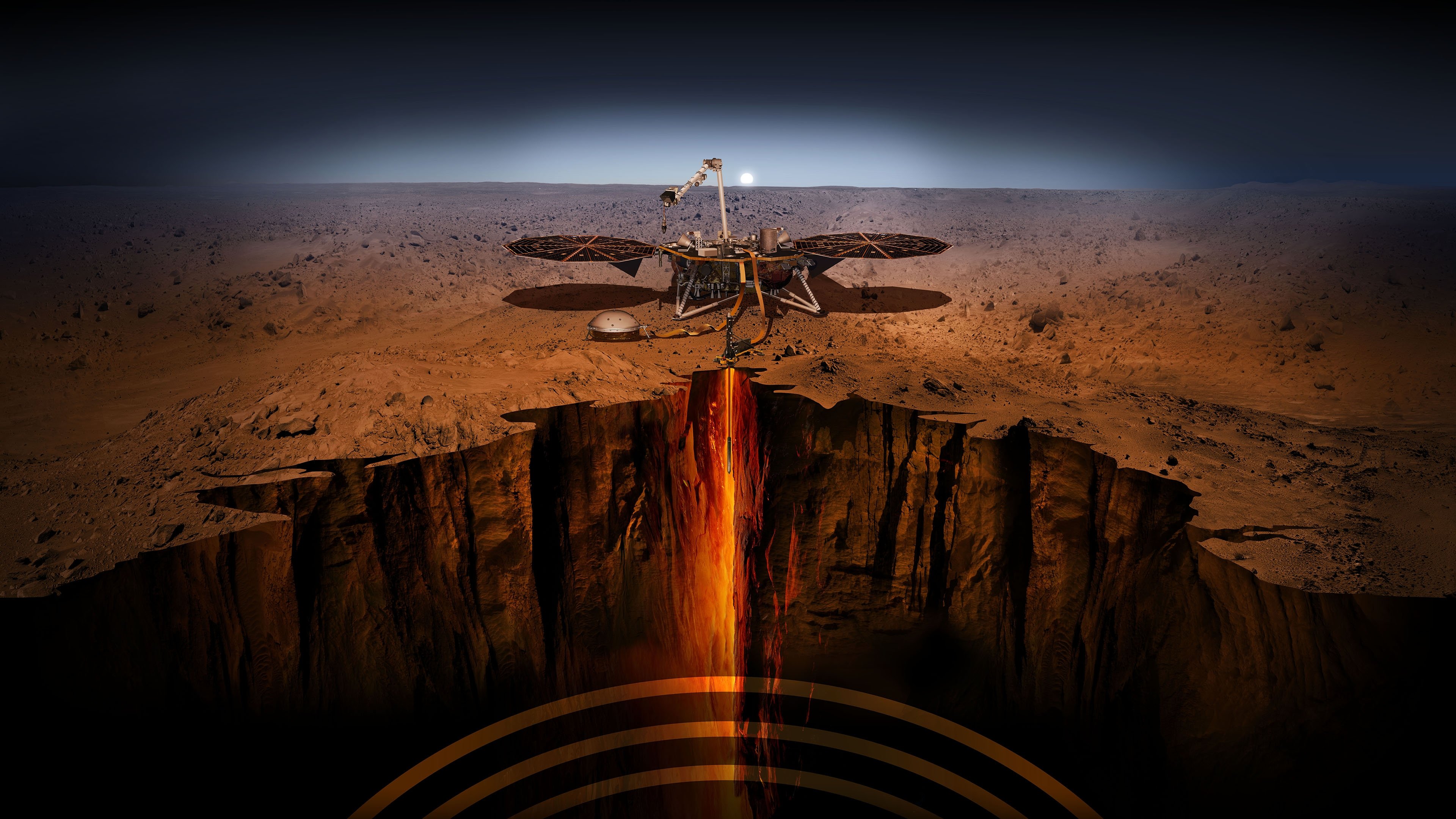 The Mars Underground Background
