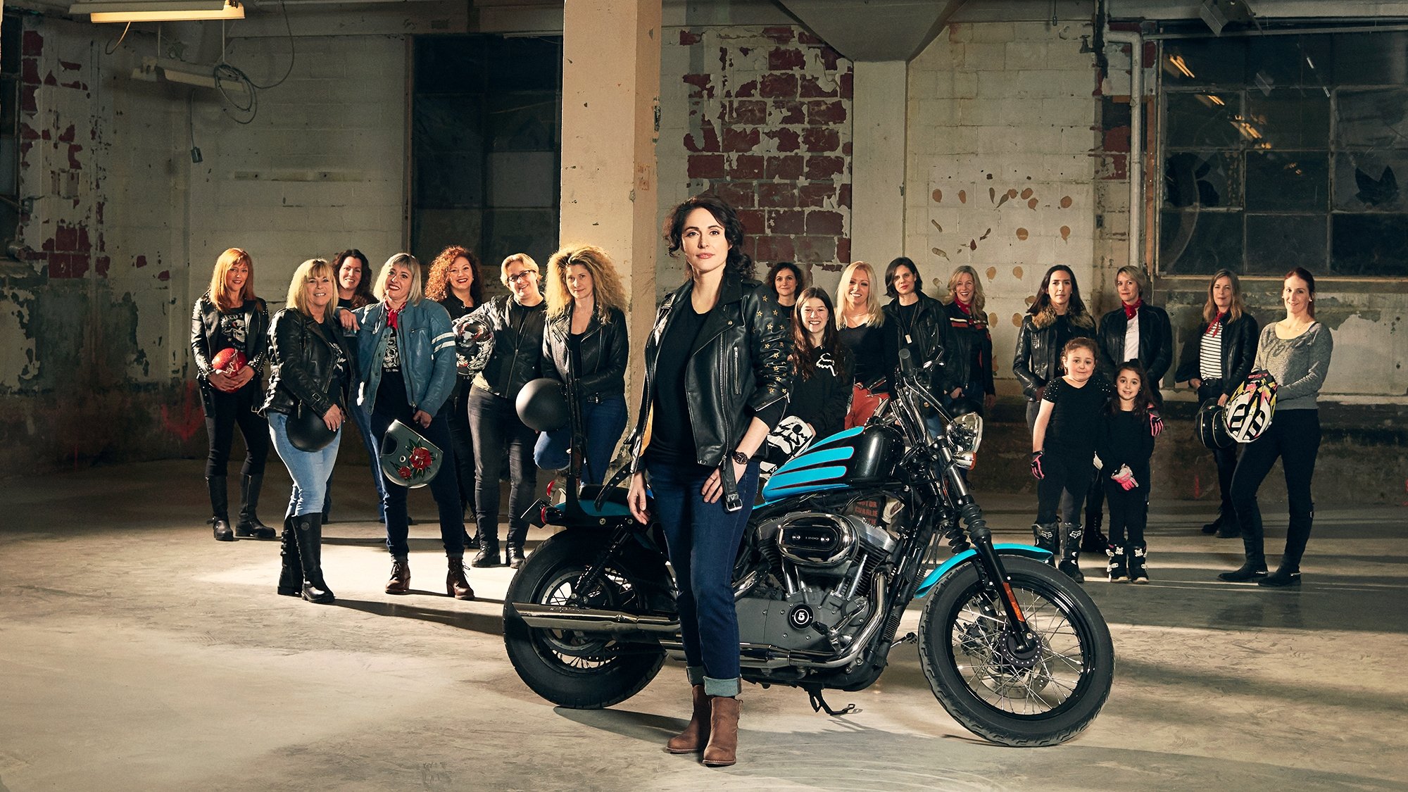 Filles de moto Background