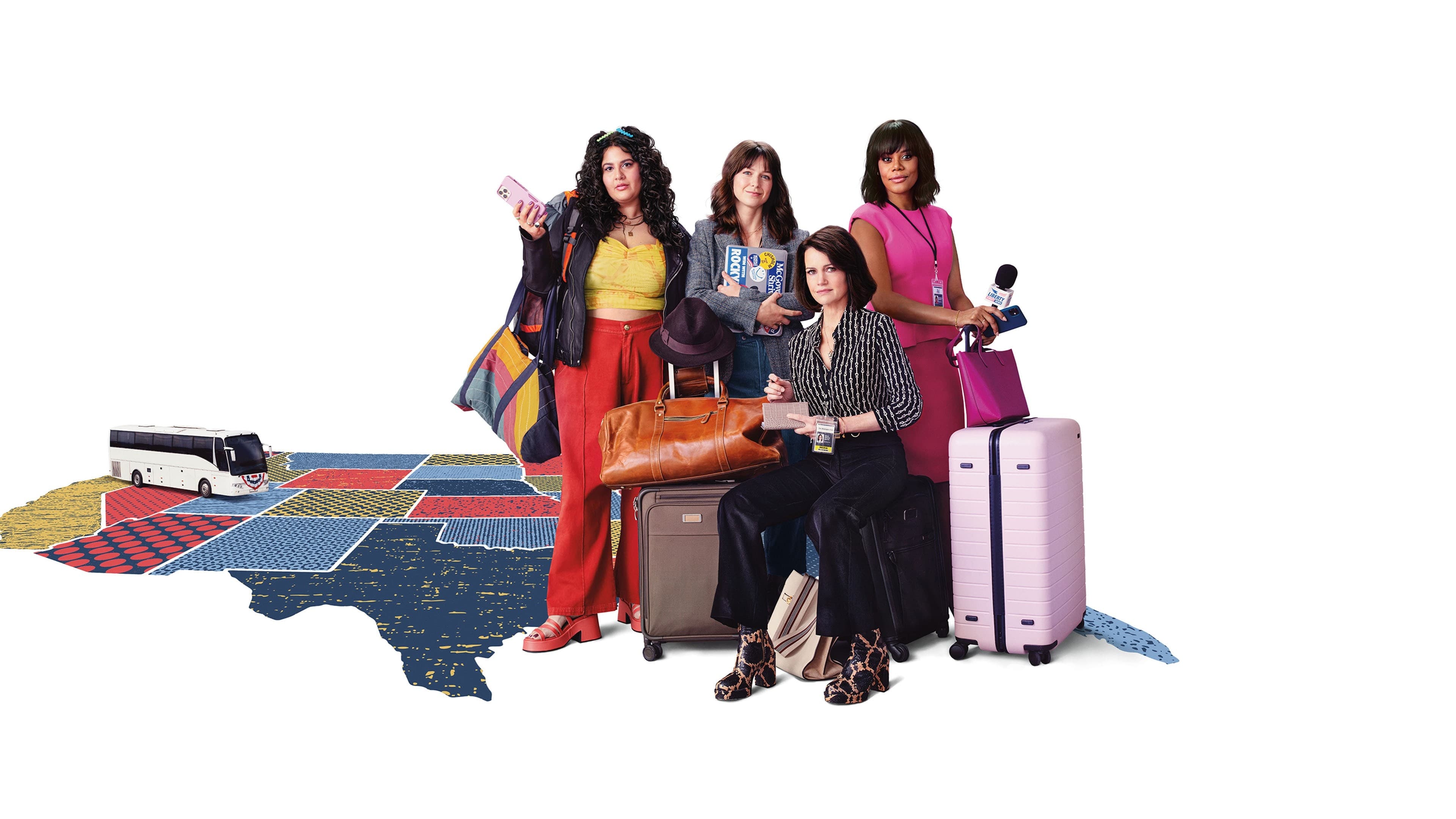The Girls on the Bus Background