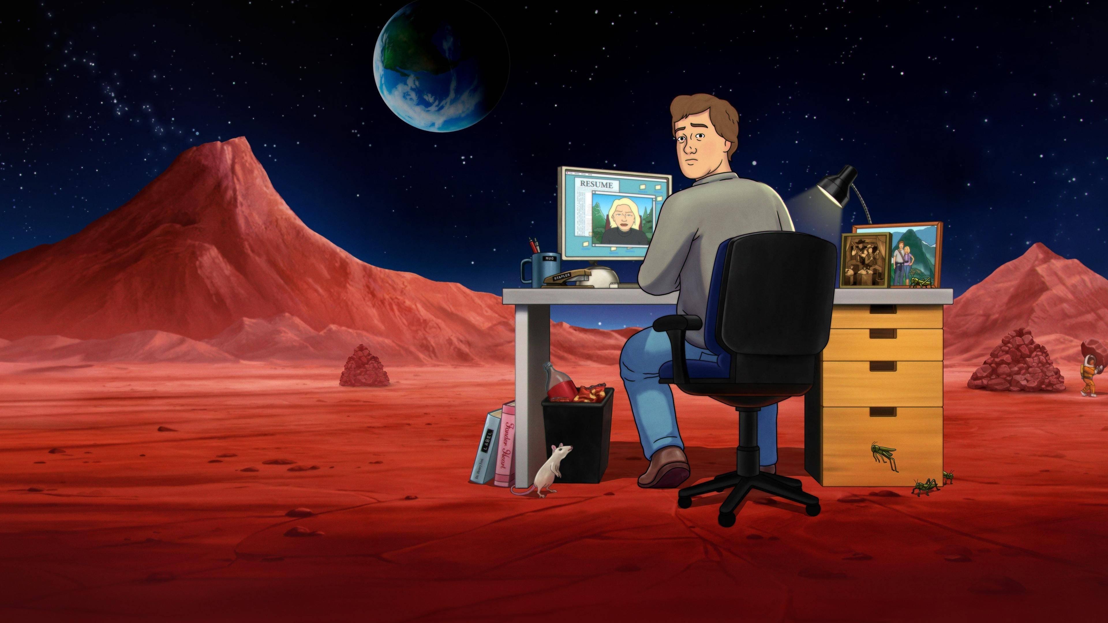 Fired on Mars Background