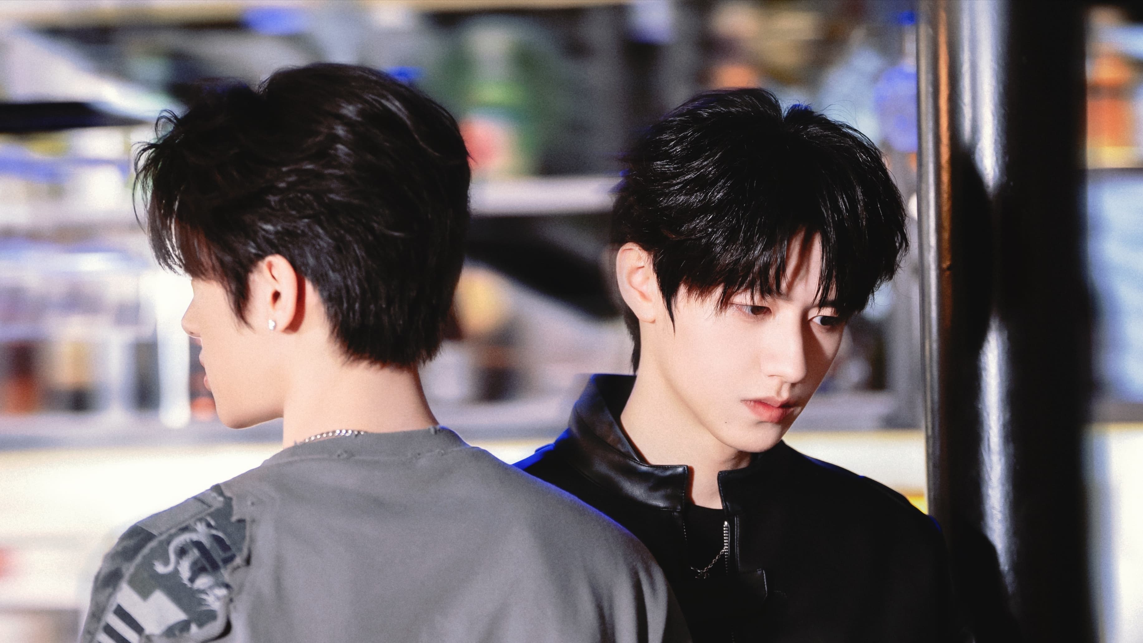 Dynamic Enthusiasm: Boys Over Flowers in Beijing Background