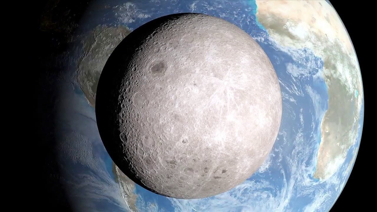 De l'autre coté de la lune Background