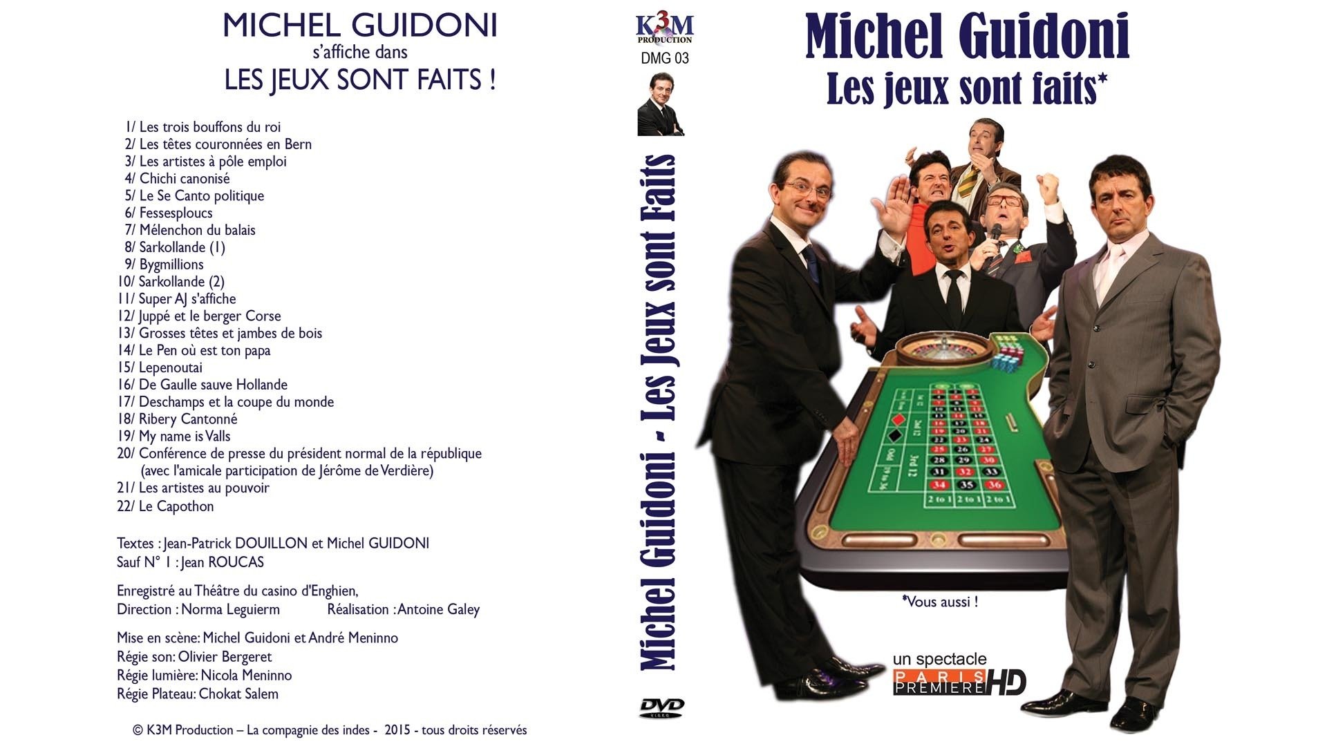 Michel Guidoni - Les jeux sont faits Background