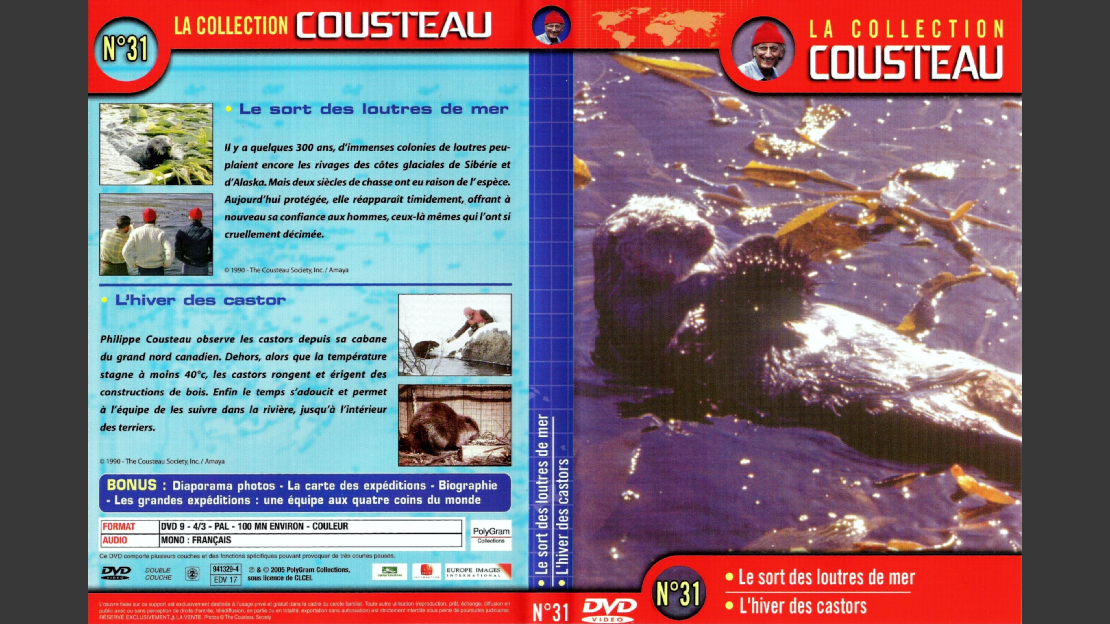 The Cousteau Collection N°31-1 | The Fate of Sea Otters Background