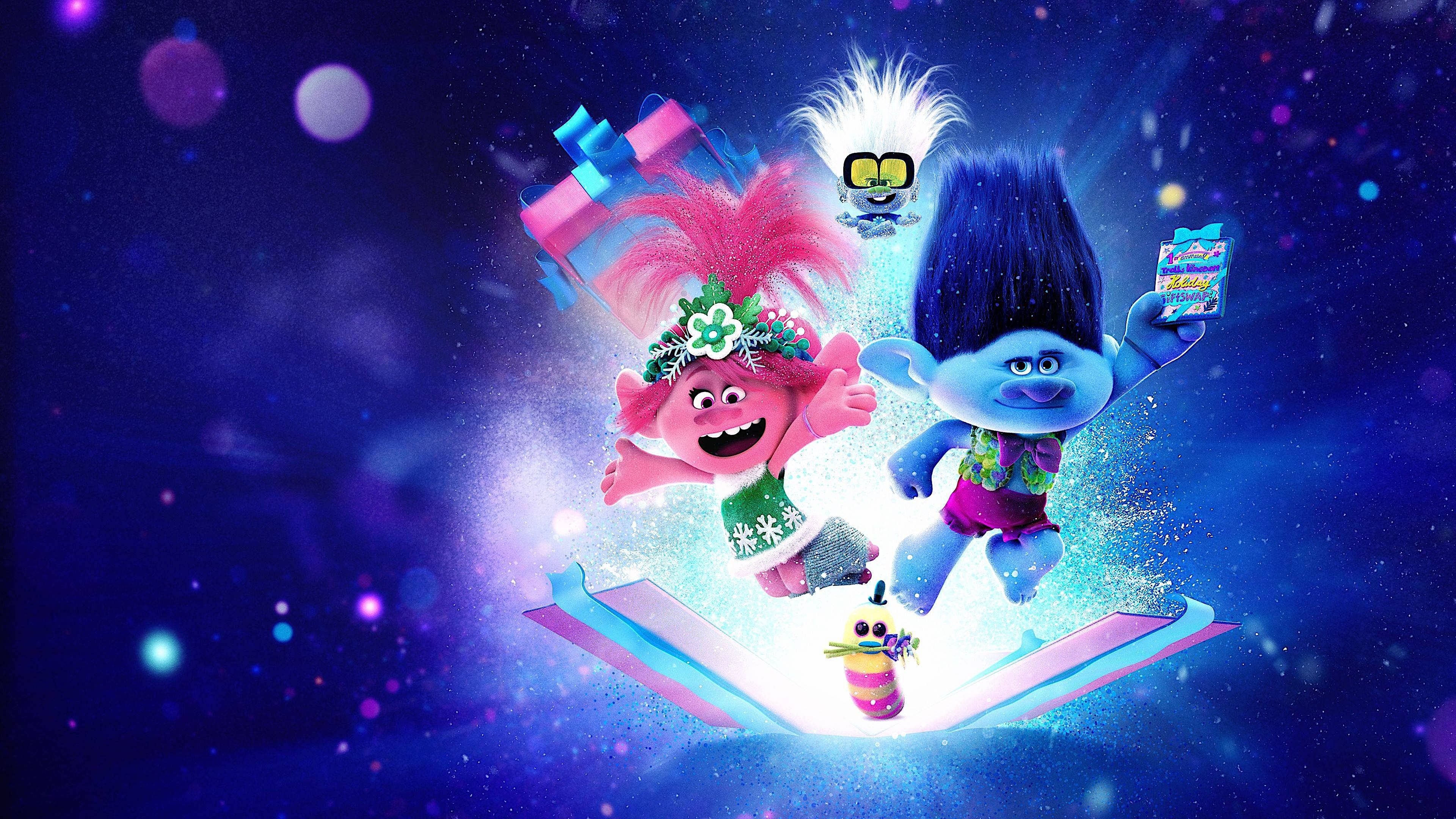 Trolls Holiday in Harmony Background