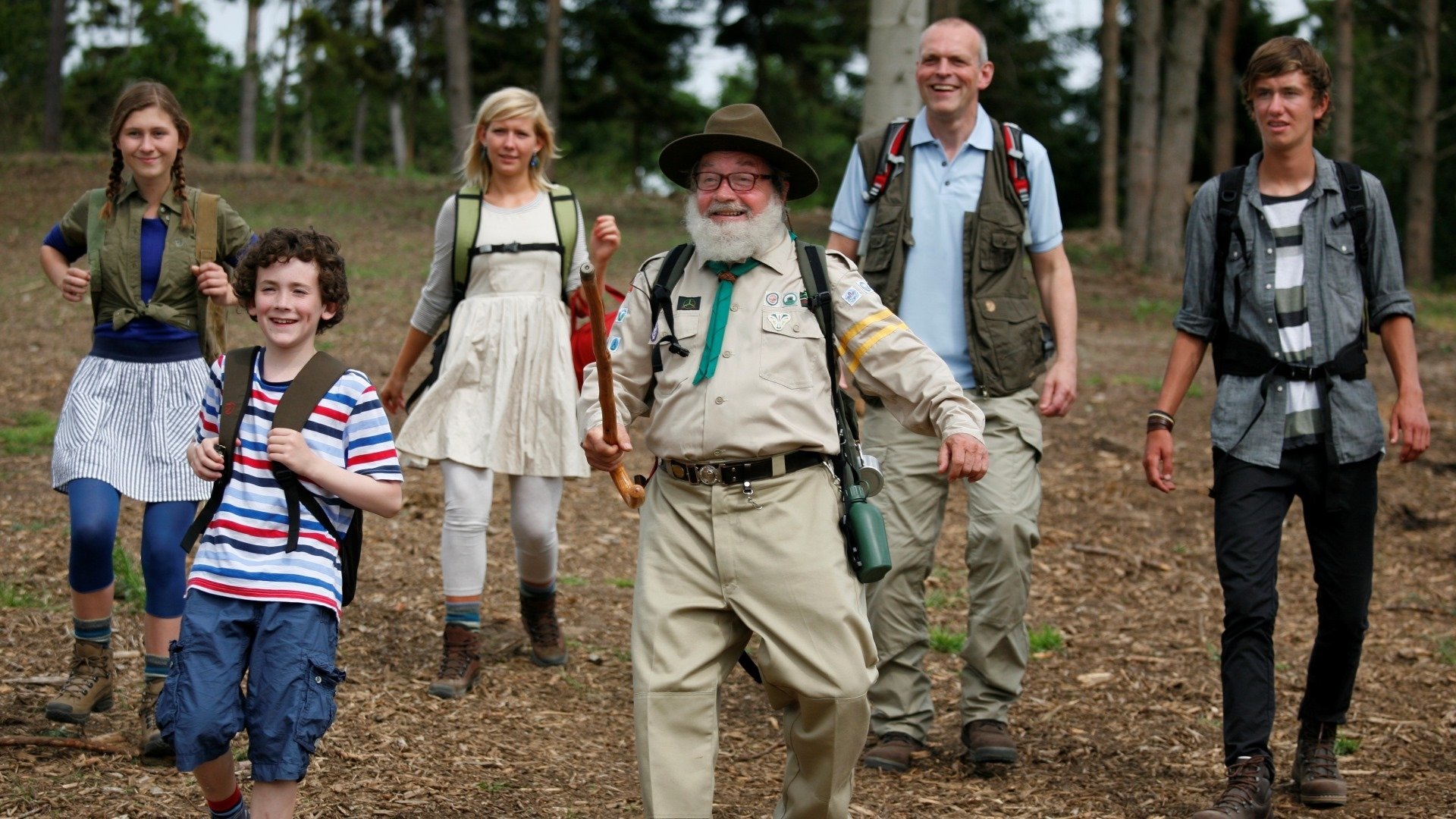 Father of Four: Back to Nature Background