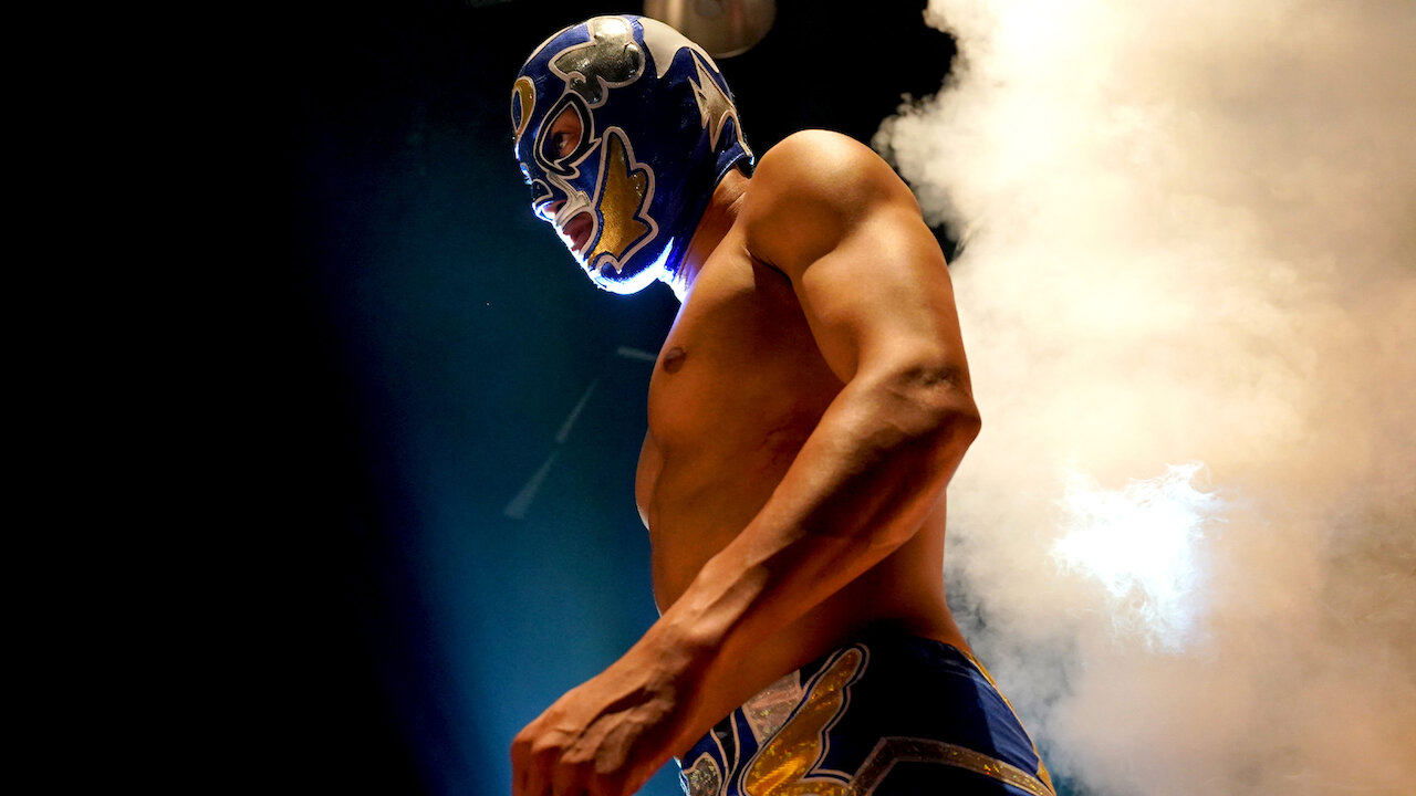Masked D Background