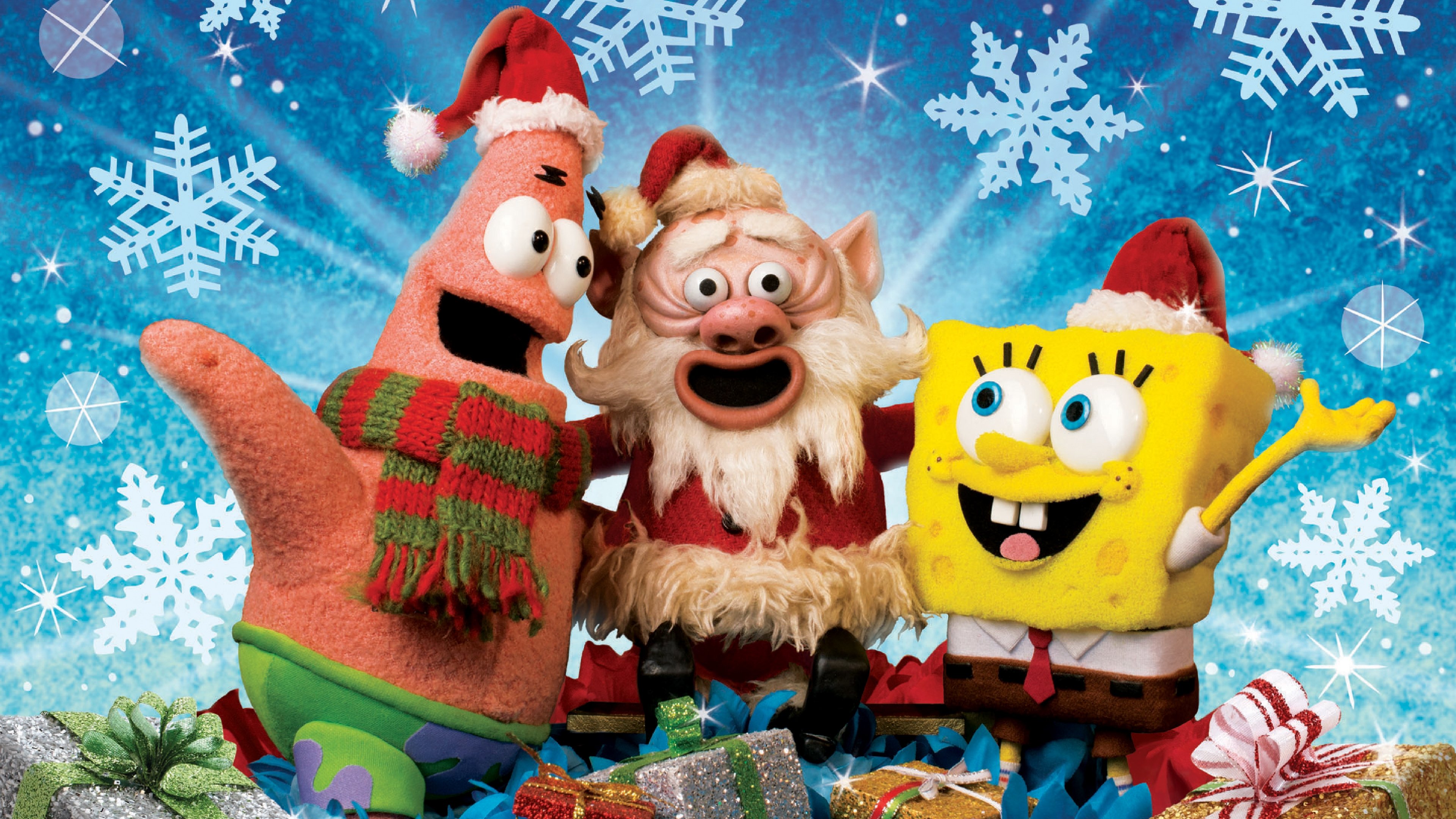 It's a SpongeBob Christmas! Background