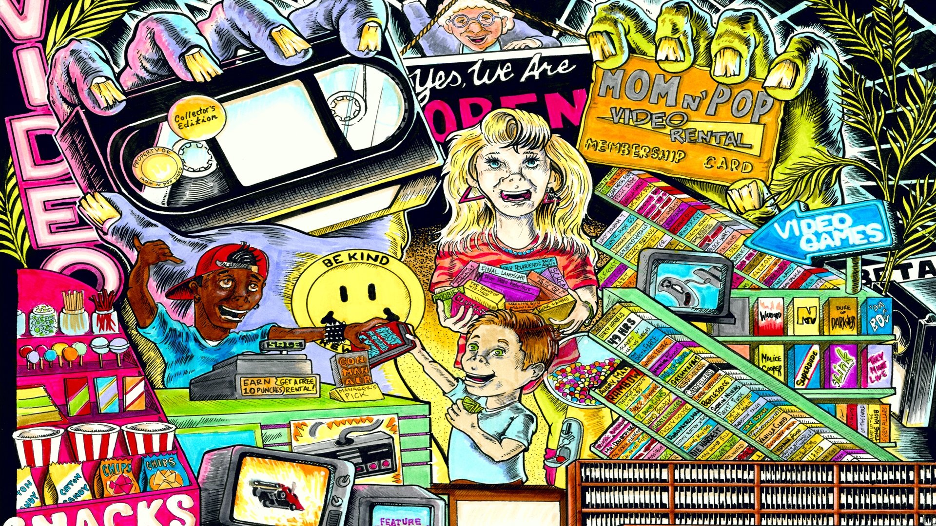 Mom n' Pop: The Indie Video Store Boom of the 80s/90s Background
