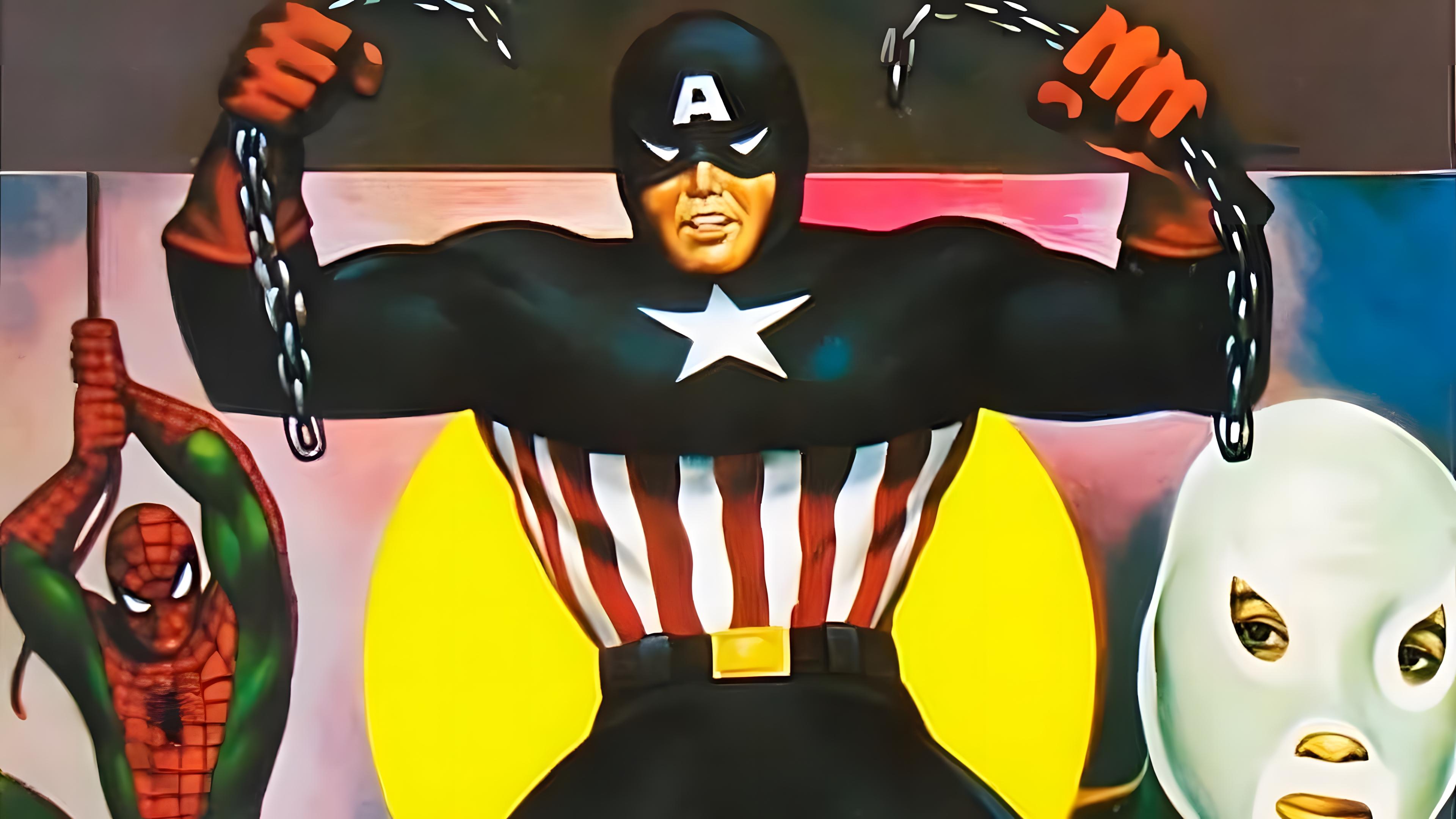 Three Giant Men Background