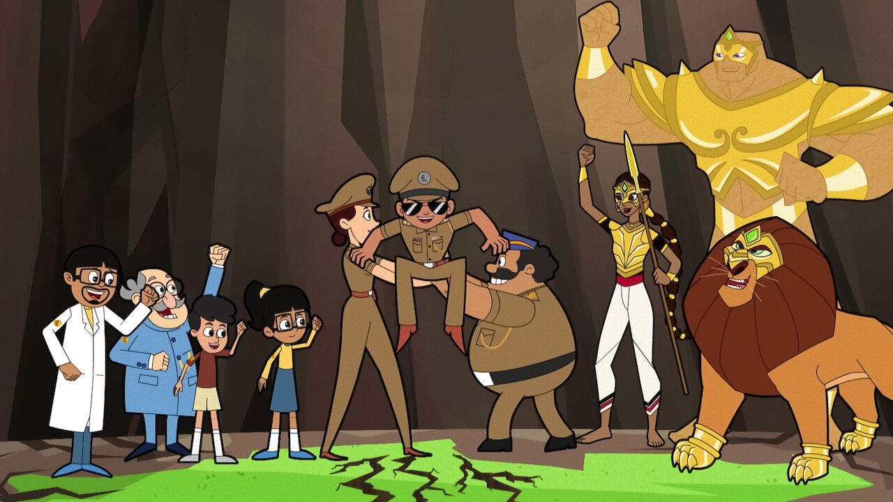 Little Singham: Kaal Ka Badla Background