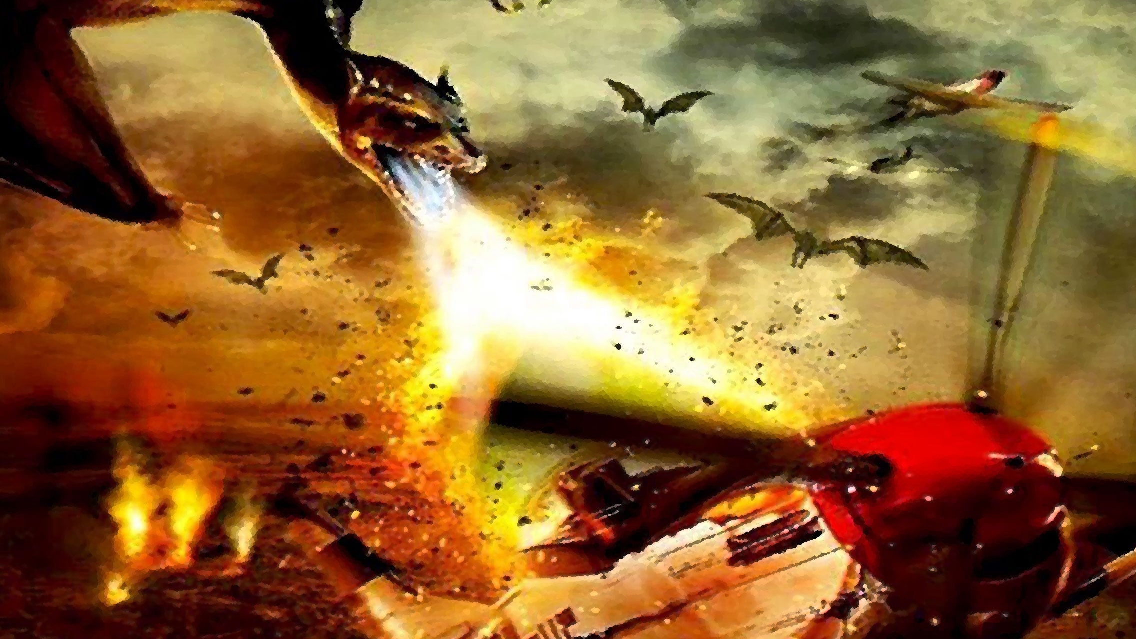 P-51 Dragon Fighter Background