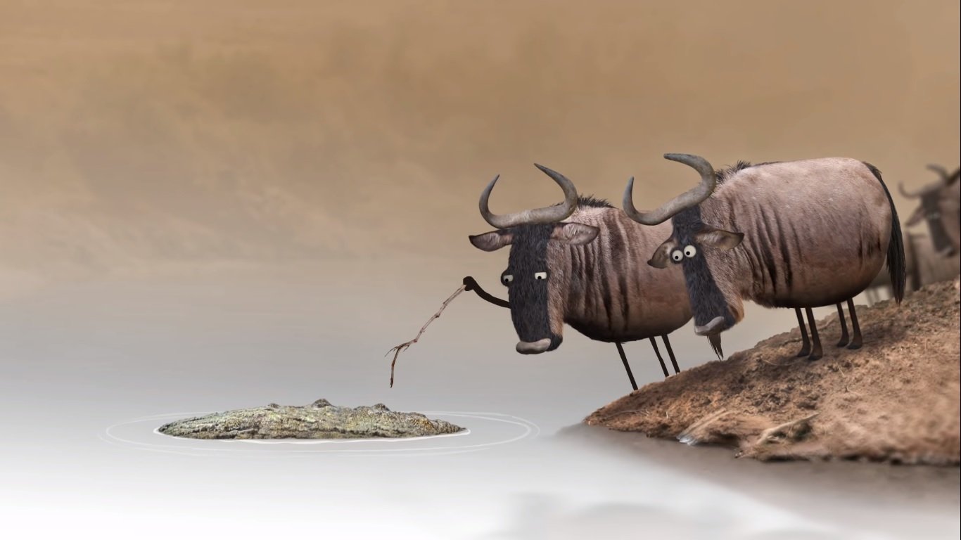 Wildebeest Background