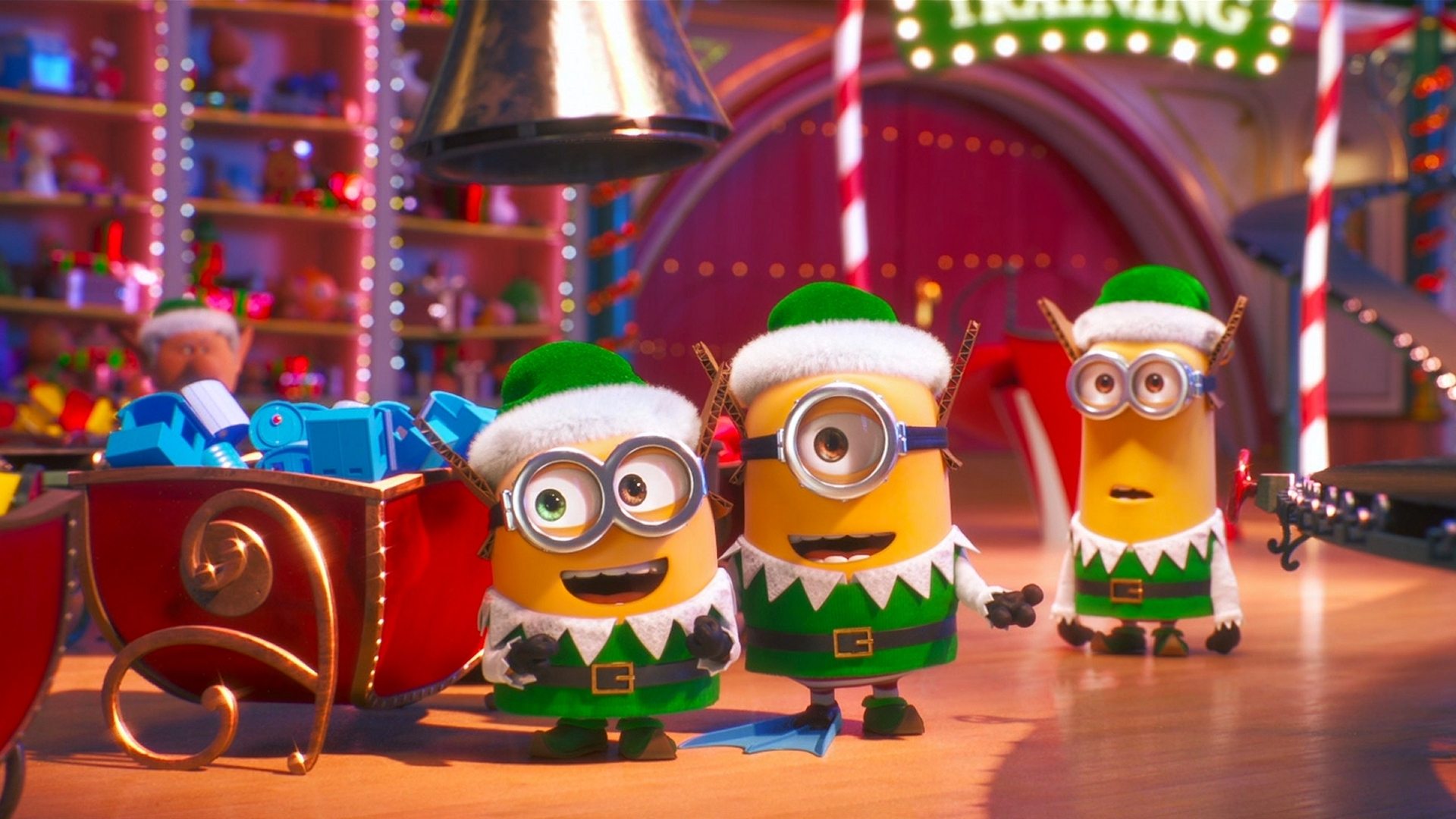 Santa's Little Helpers Background