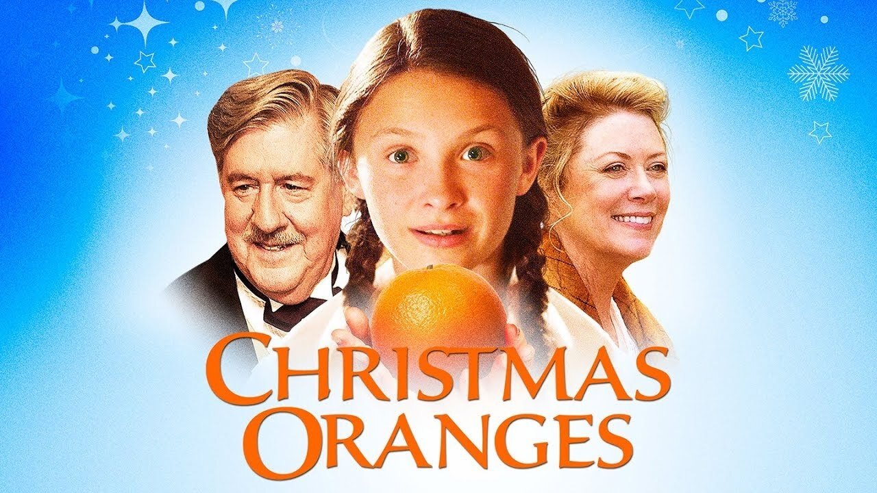 Christmas Oranges Background