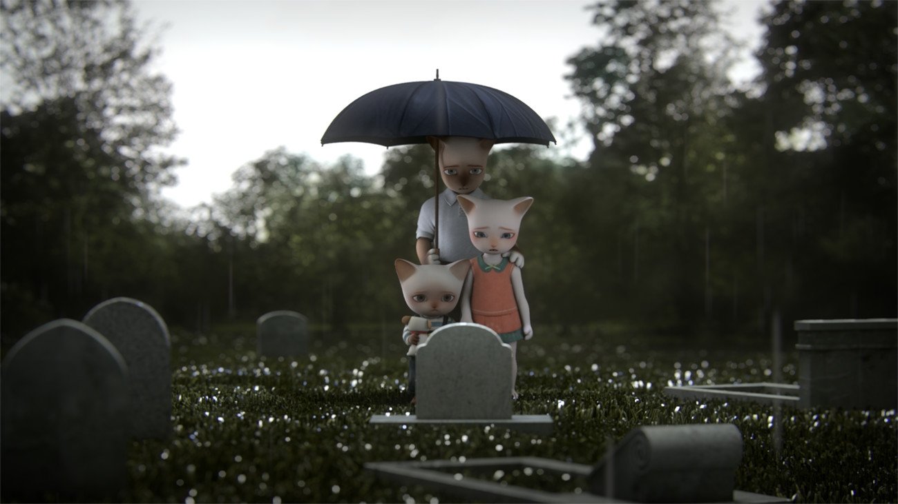 Three Little Cats Background