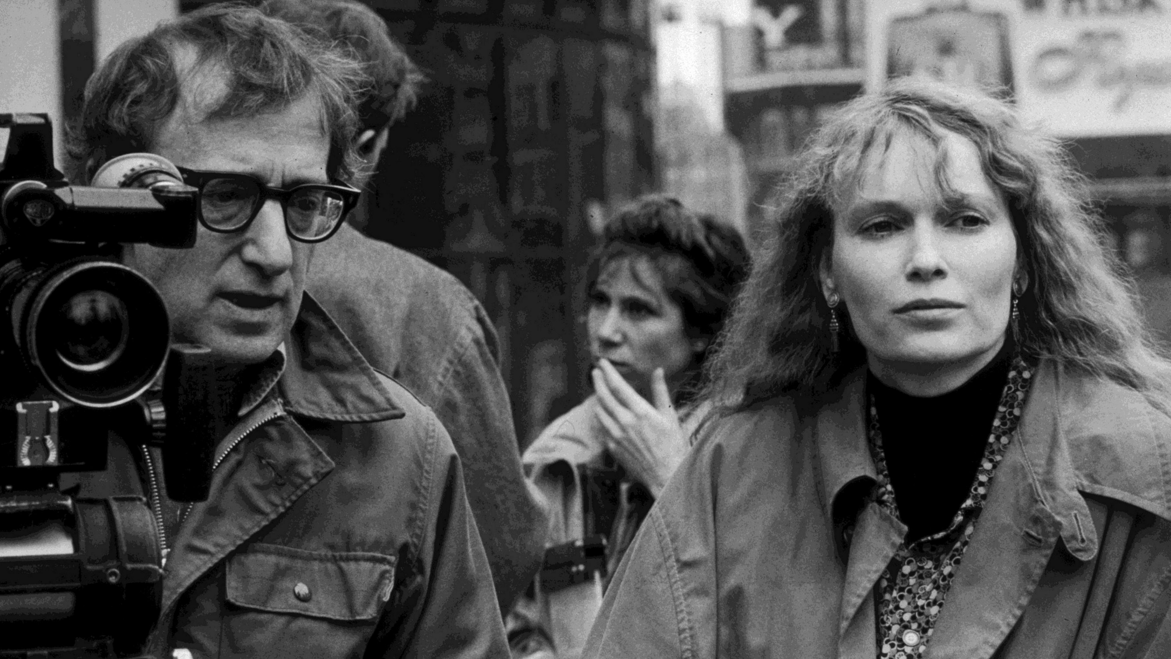 Mia Farrow: Shadows and Light Background