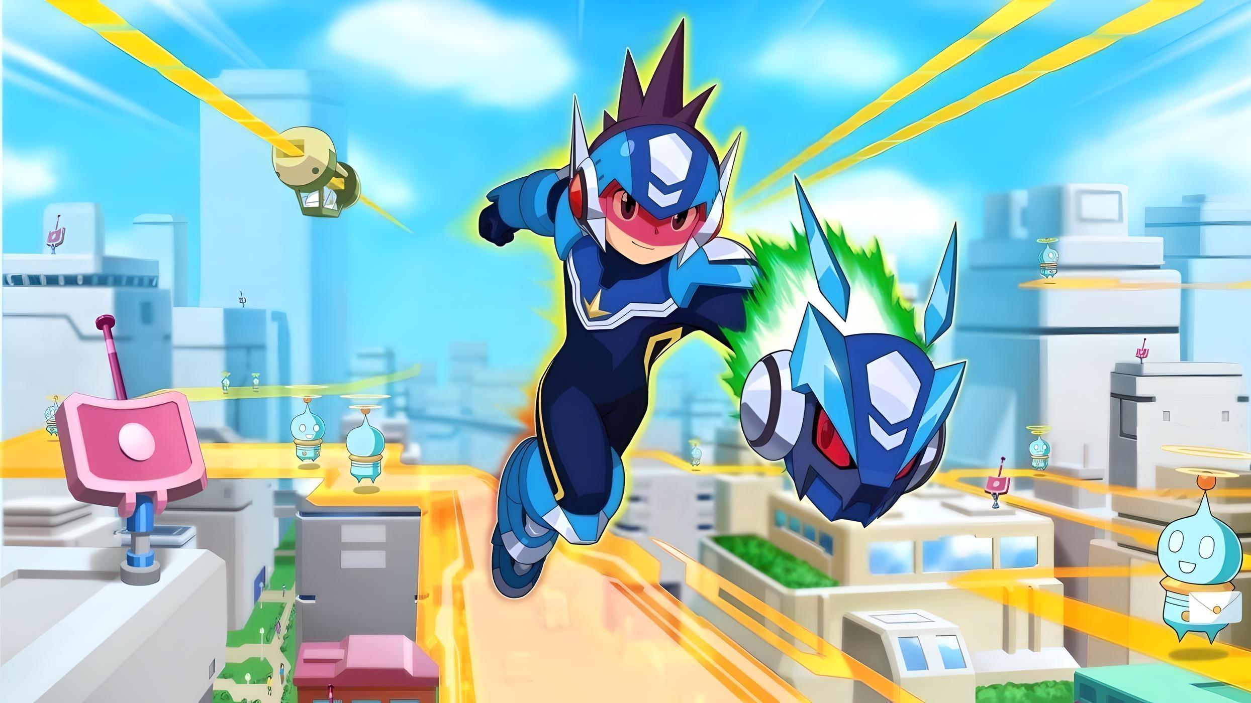 Mega Man Star Force Background
