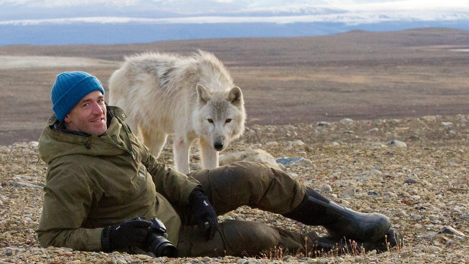 Snow Wolf Family and Me Background