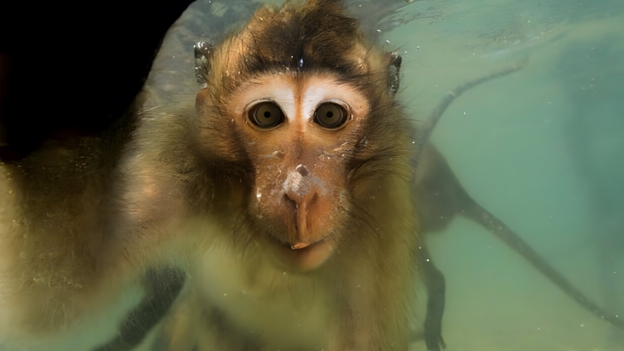 Les singes qui voulaient voir la mer Background