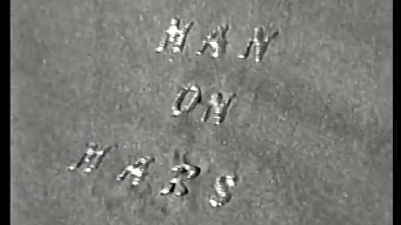 Man on Mars Background