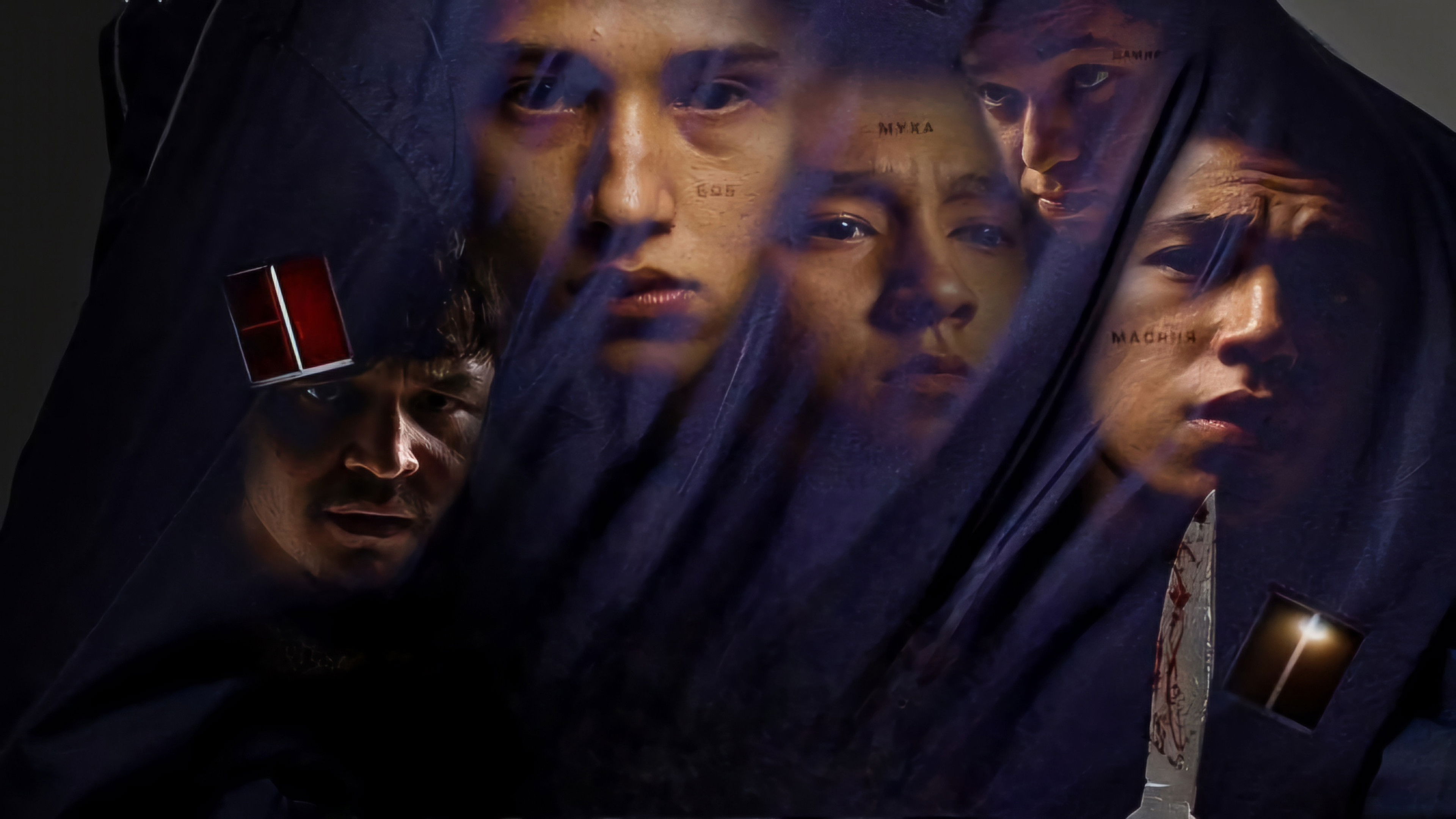 A Dark Yard Background