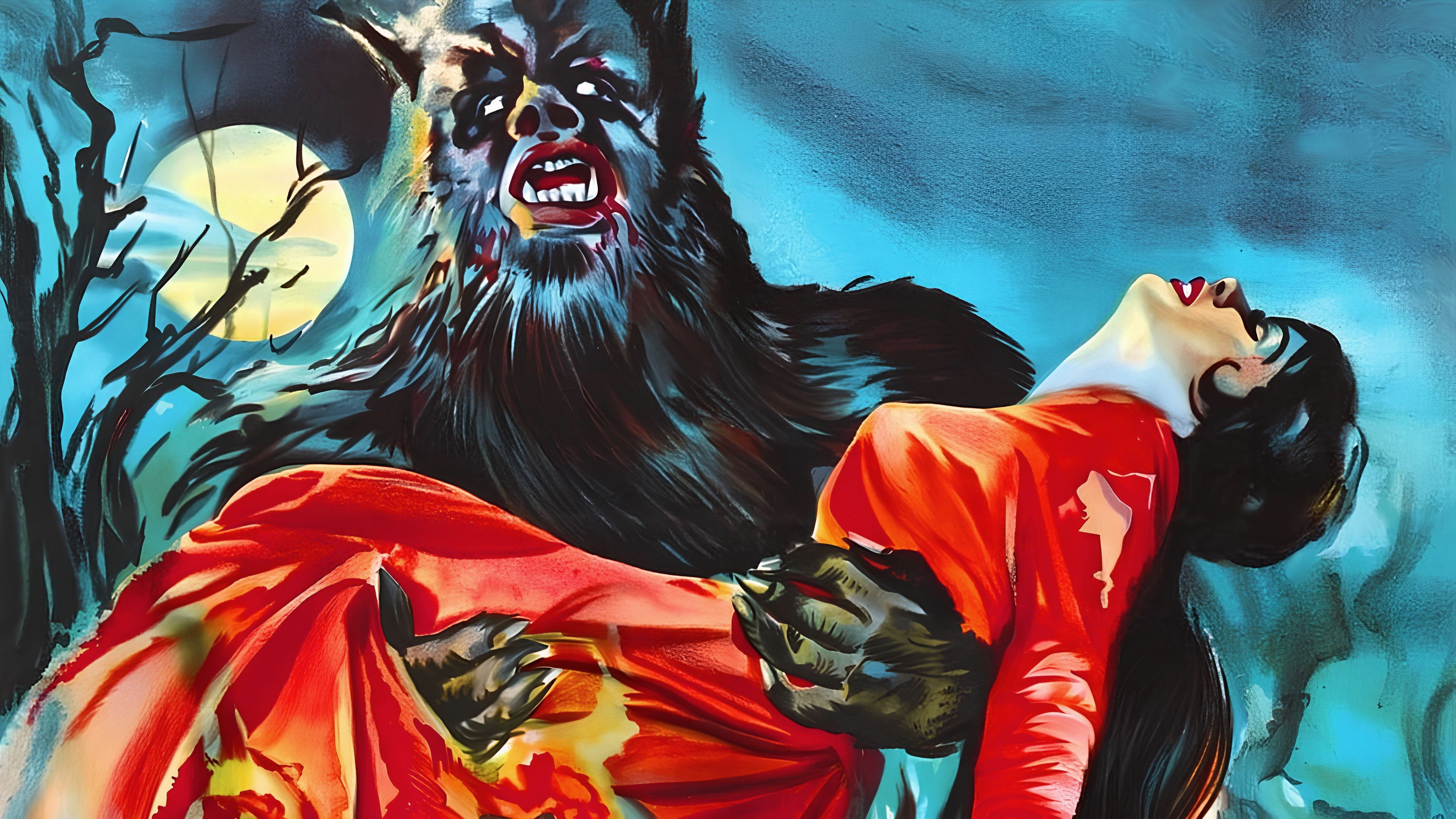 The Curse of the Werewolf Background