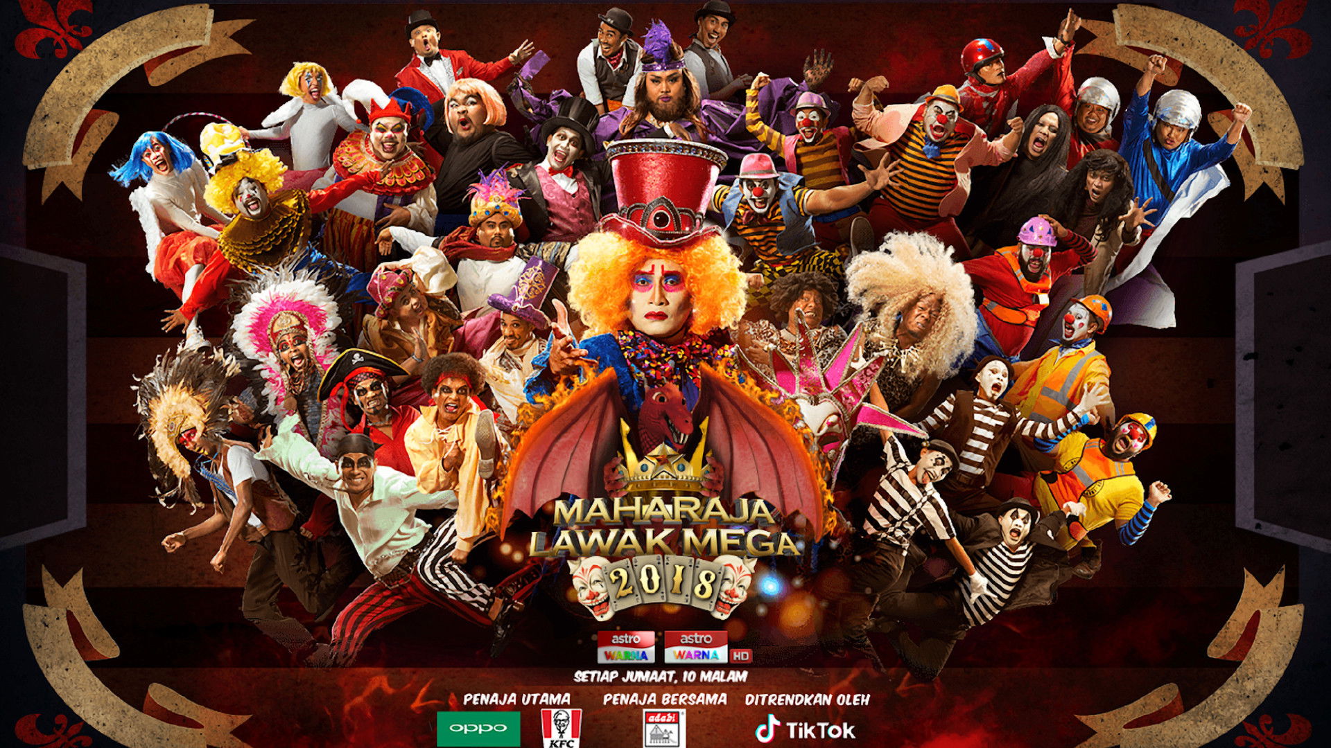 Maharaja Lawak Mega Background