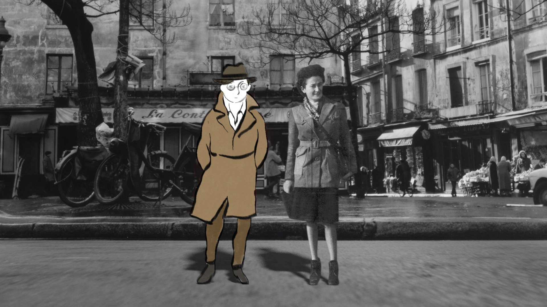 Edgar Morin, un penseur à Paris Background
