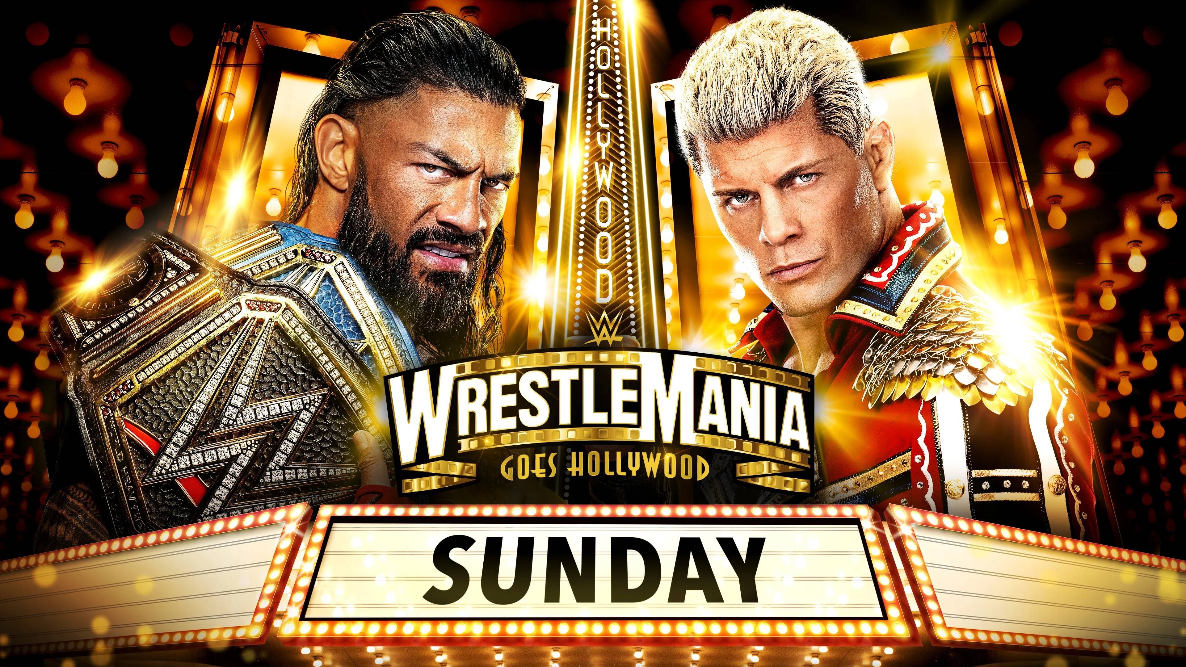 WrestleMania 39 Sunday Background