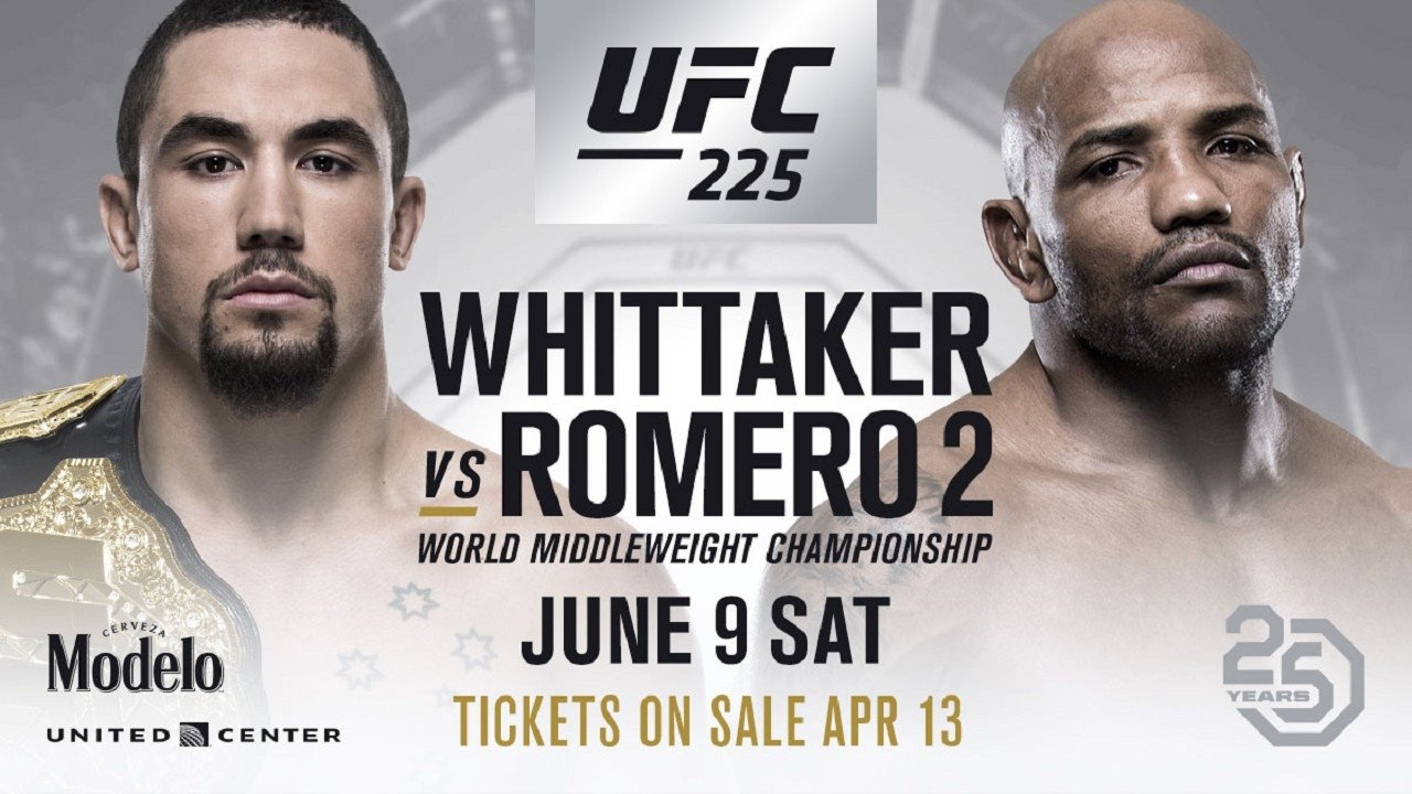 UFC 225: Whittaker vs. Romero 2 Background