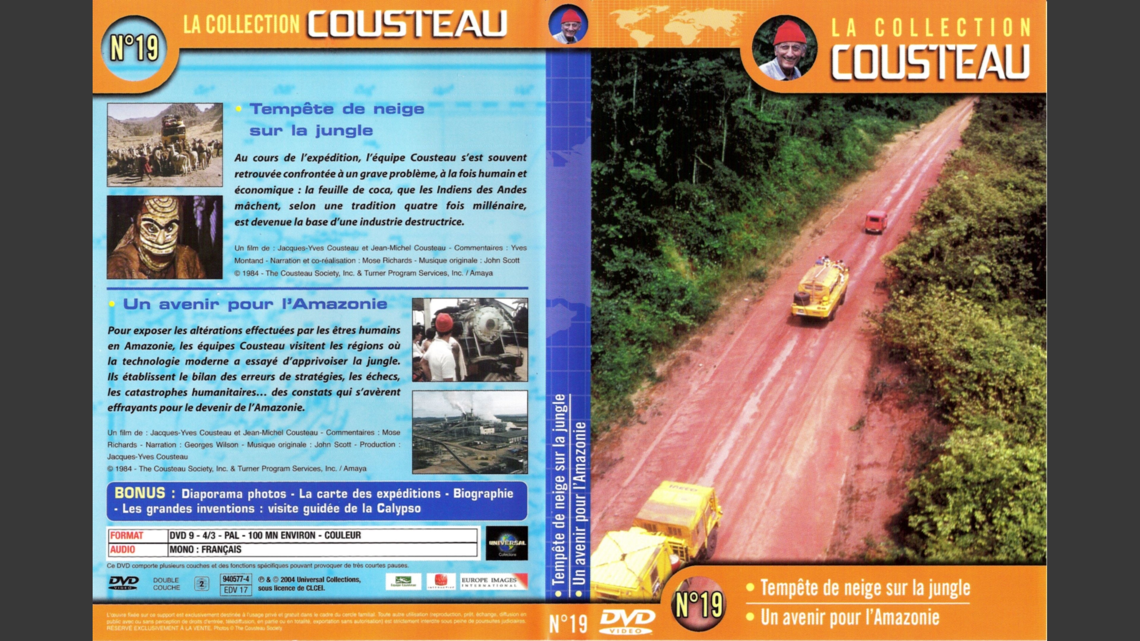 The Cousteau Collection N°19-1 | Amazon: Snowstorm in the Jungle Background