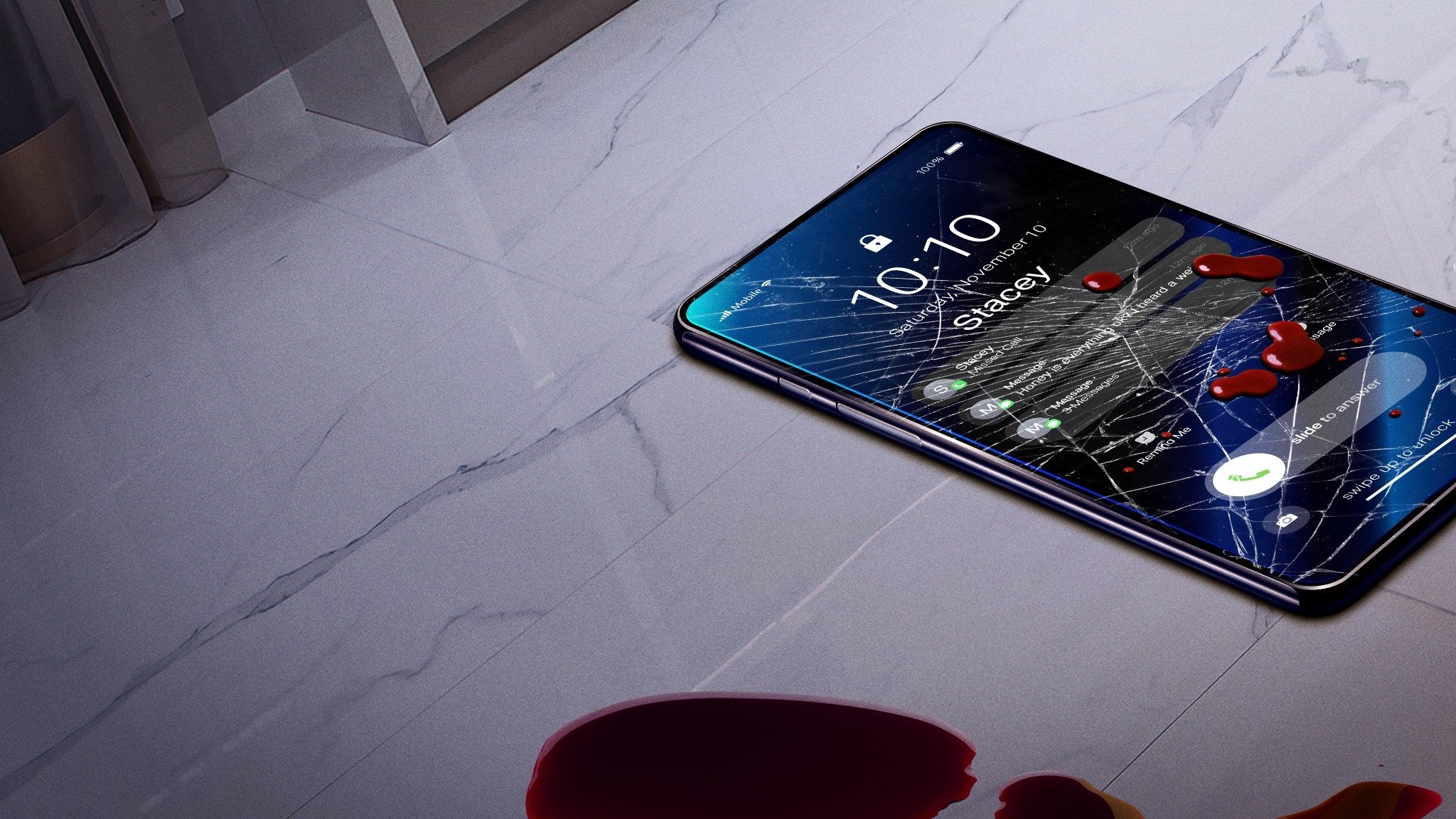 Pocket Dial Murder Background